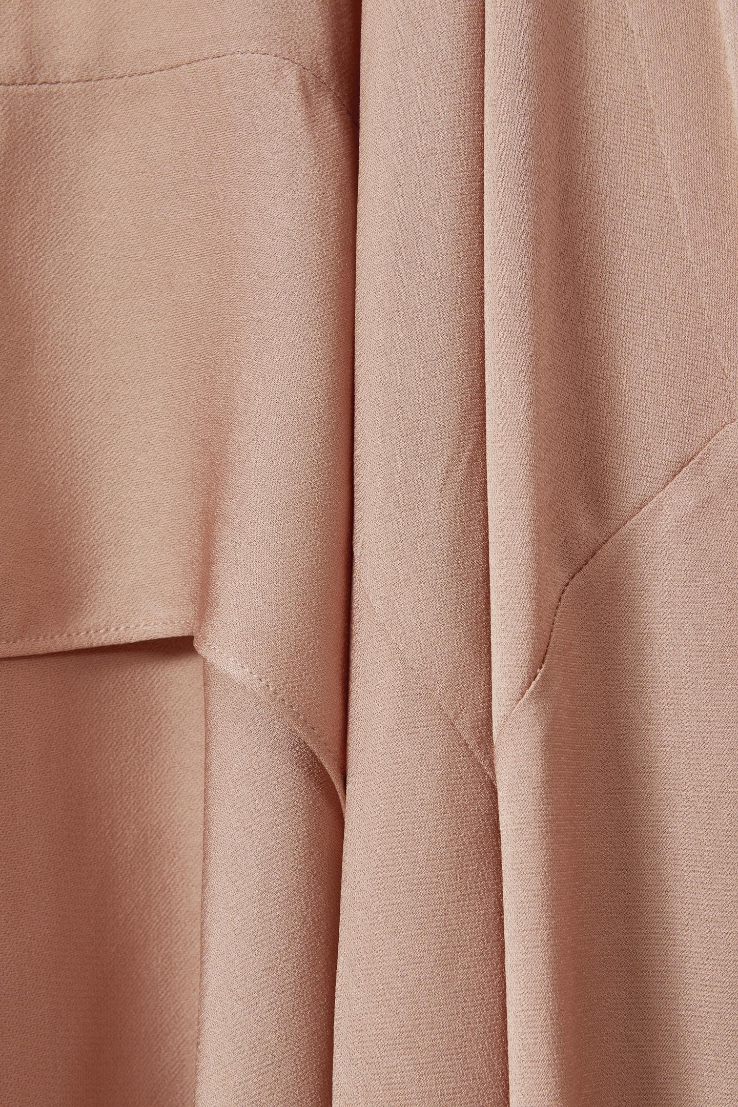 ASYMMETRIC HEM SKIRT NUDE 5