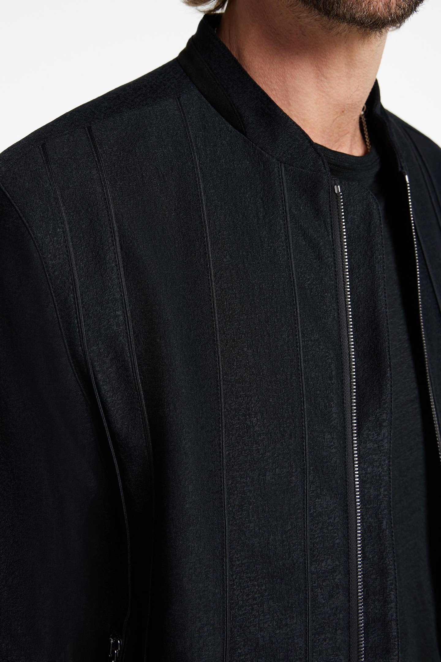 DEPECHE REGULAR FIT RACER JACKET BLACK 3