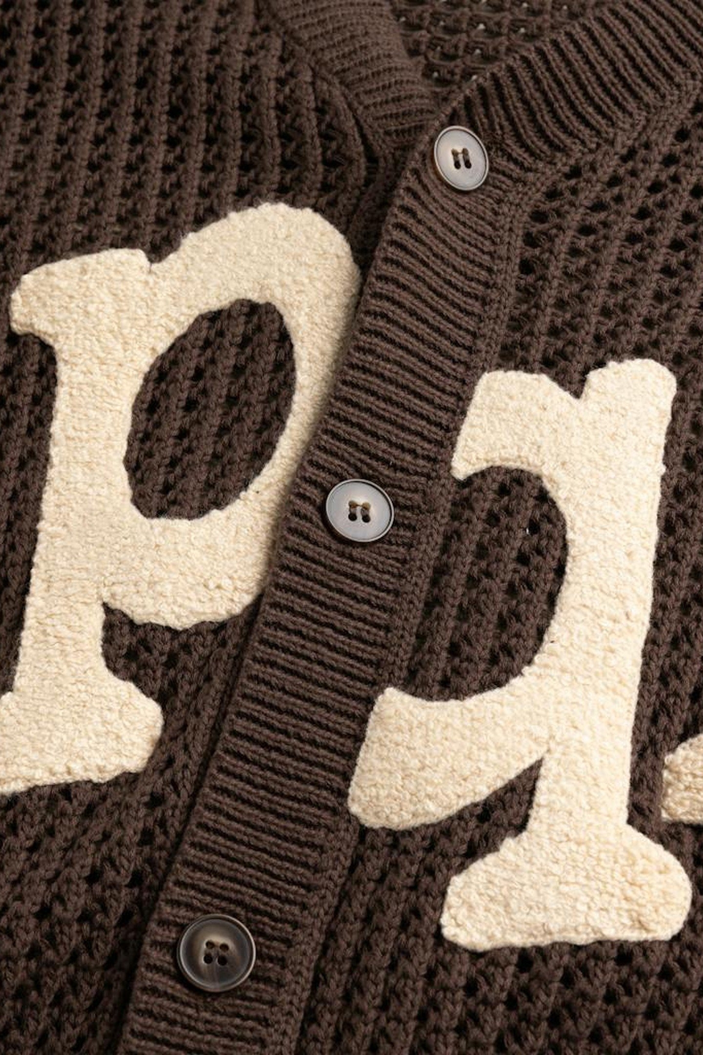 MUSEUM OF PEACE & QUIET – ETCHED CROCHET CARDIGAN 2