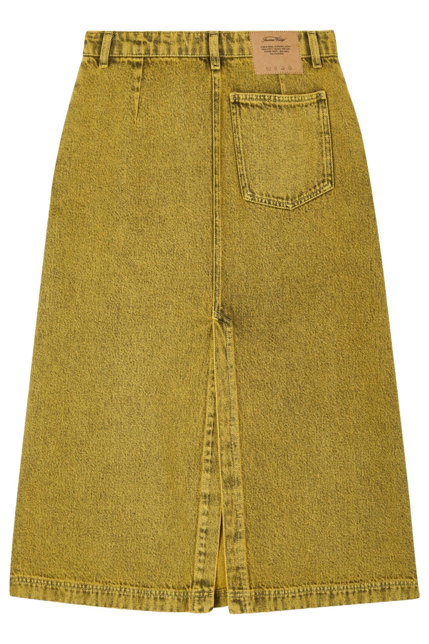 LONG SKIRT YELLOW OVERDYE 3