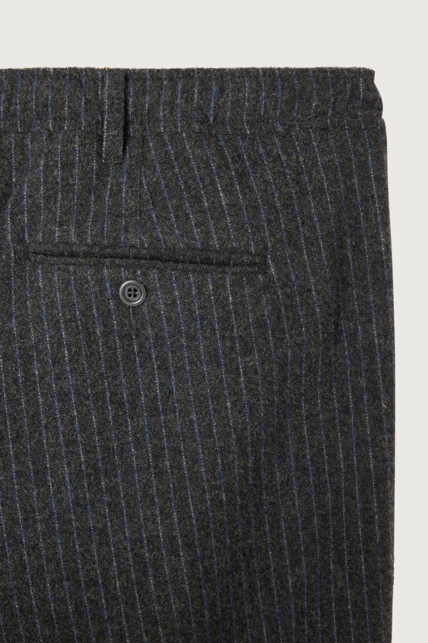 WOOL PANTS GREY AND BLUE STRIPES 2