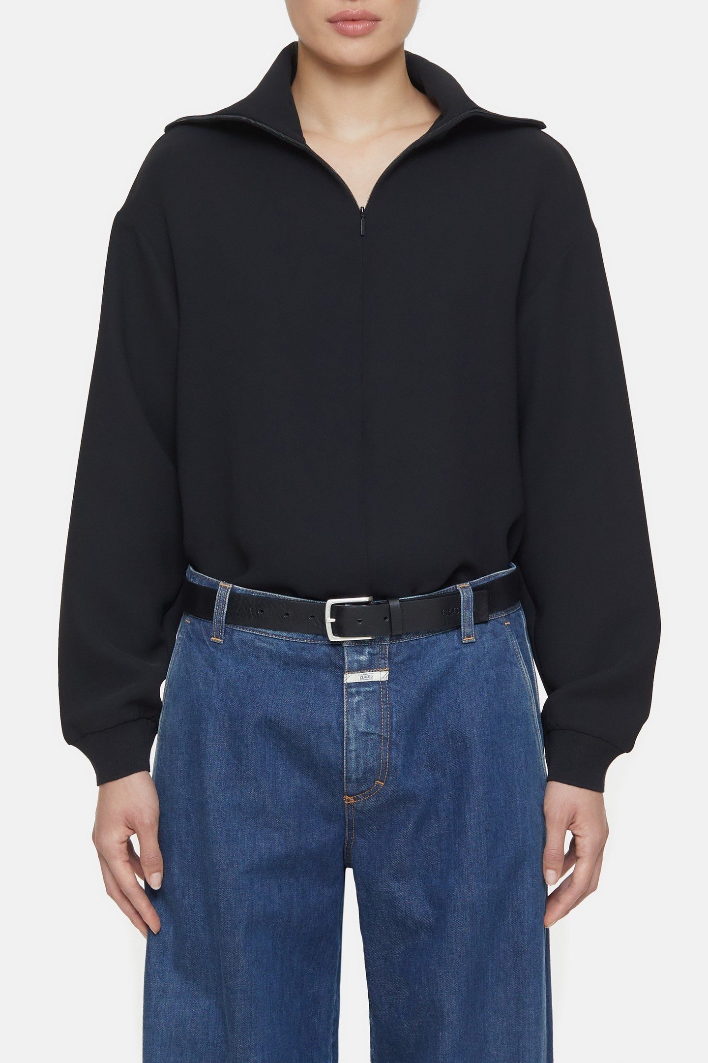 TRACK SUIT SHIRT & BLOUSES BLACK 1