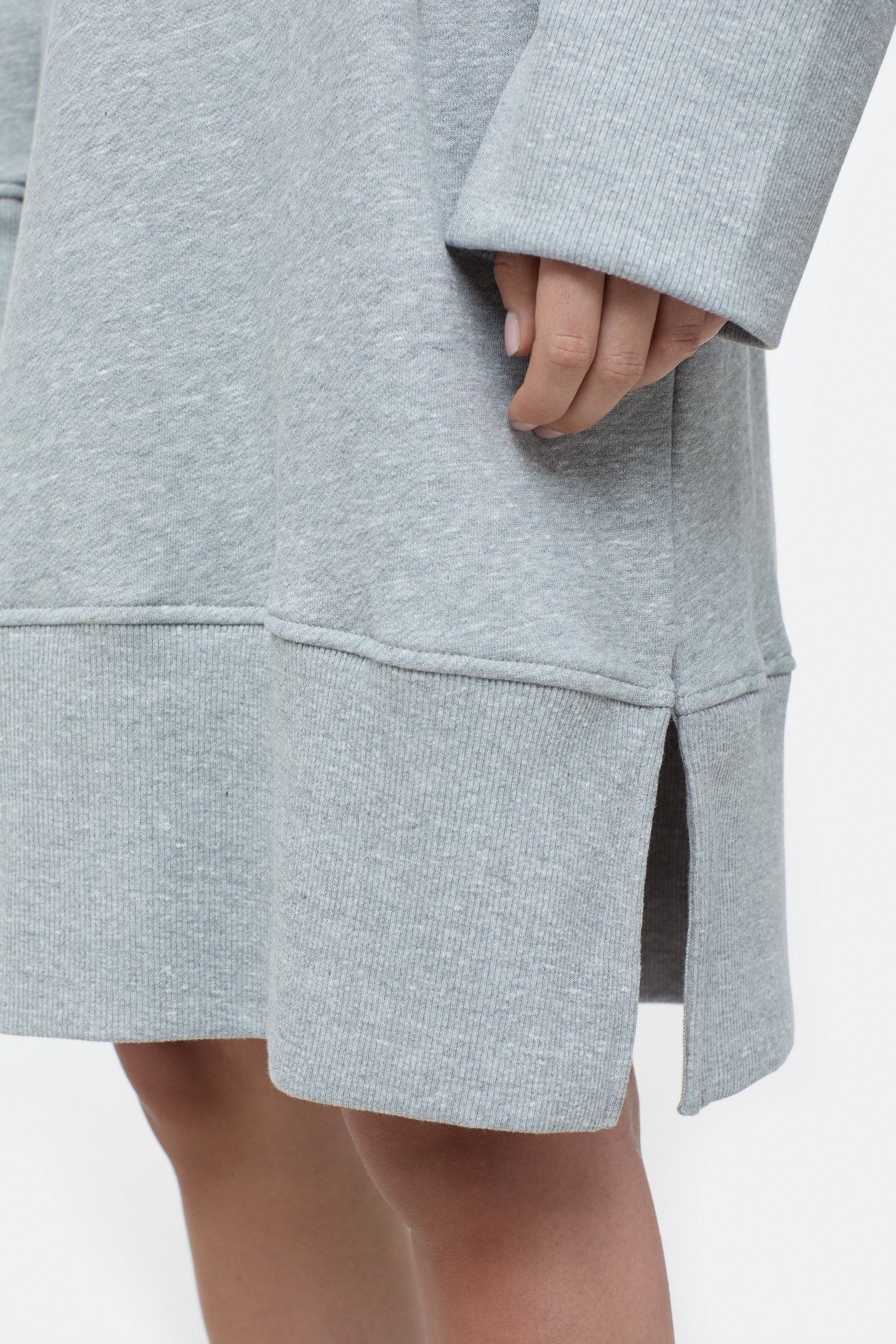 FELPA DRESS LIGHT GREY MELANGE 6