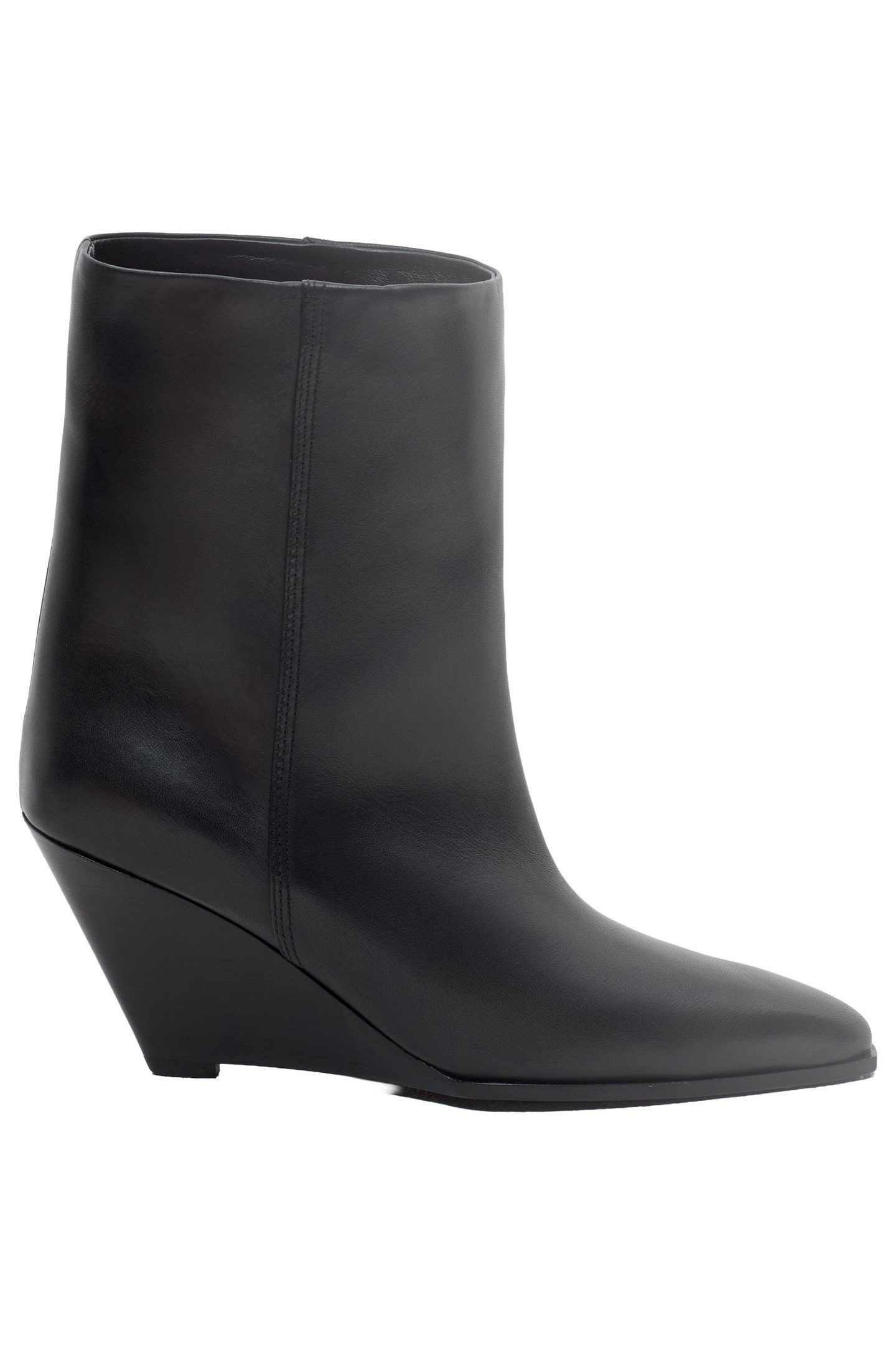 WEDGE BOOT SHOES BLACK 2