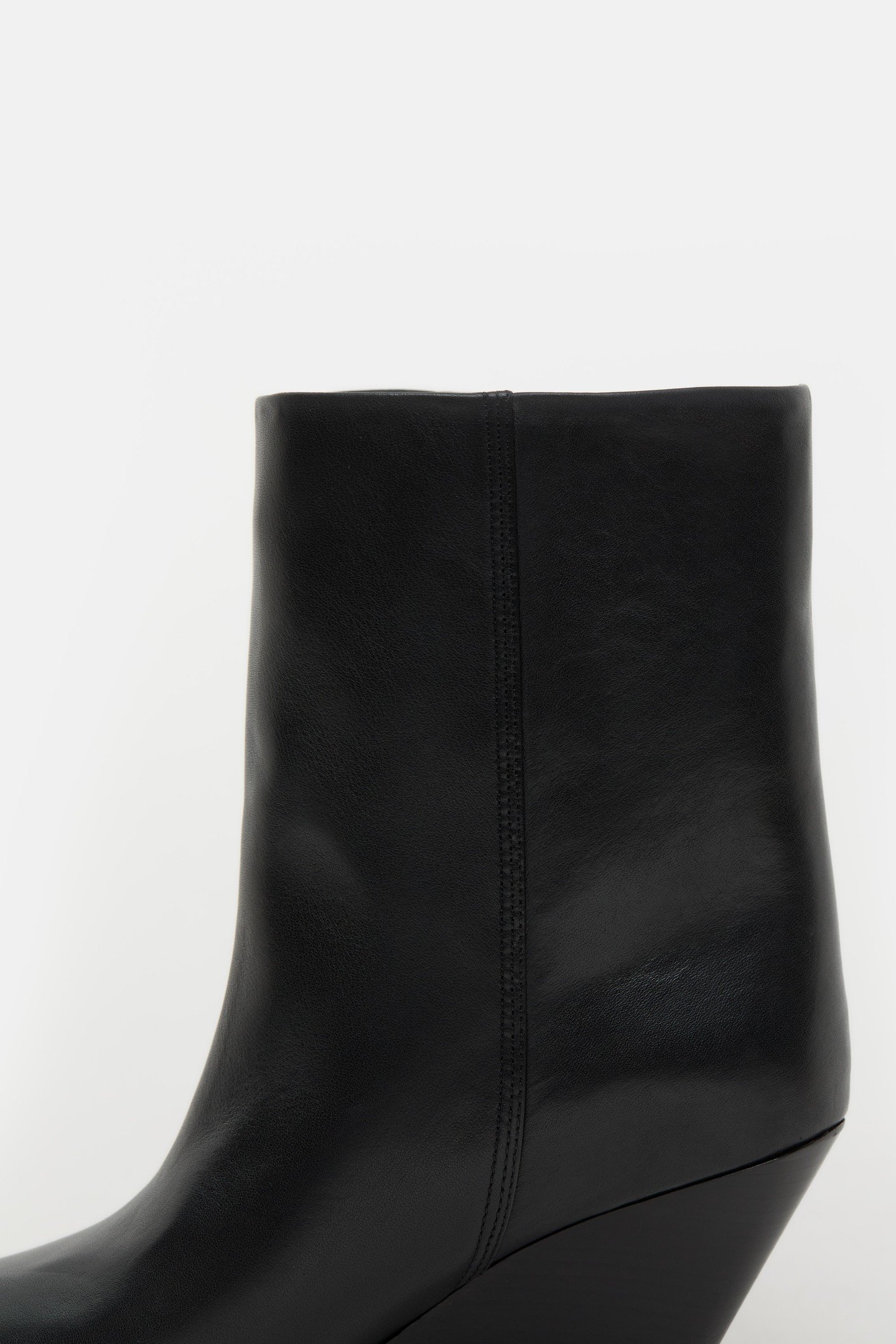 WEDGE BOOT SHOES BLACK 3