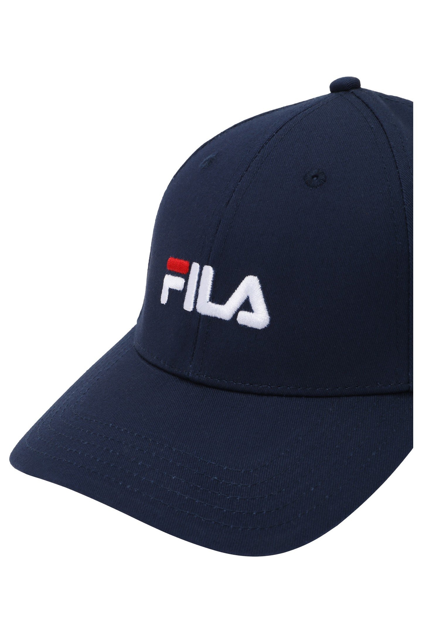 UNISEX BRASOV 6 PANEL CAP WITH LINEAR LOGO - STRAP BACK BLAC 2