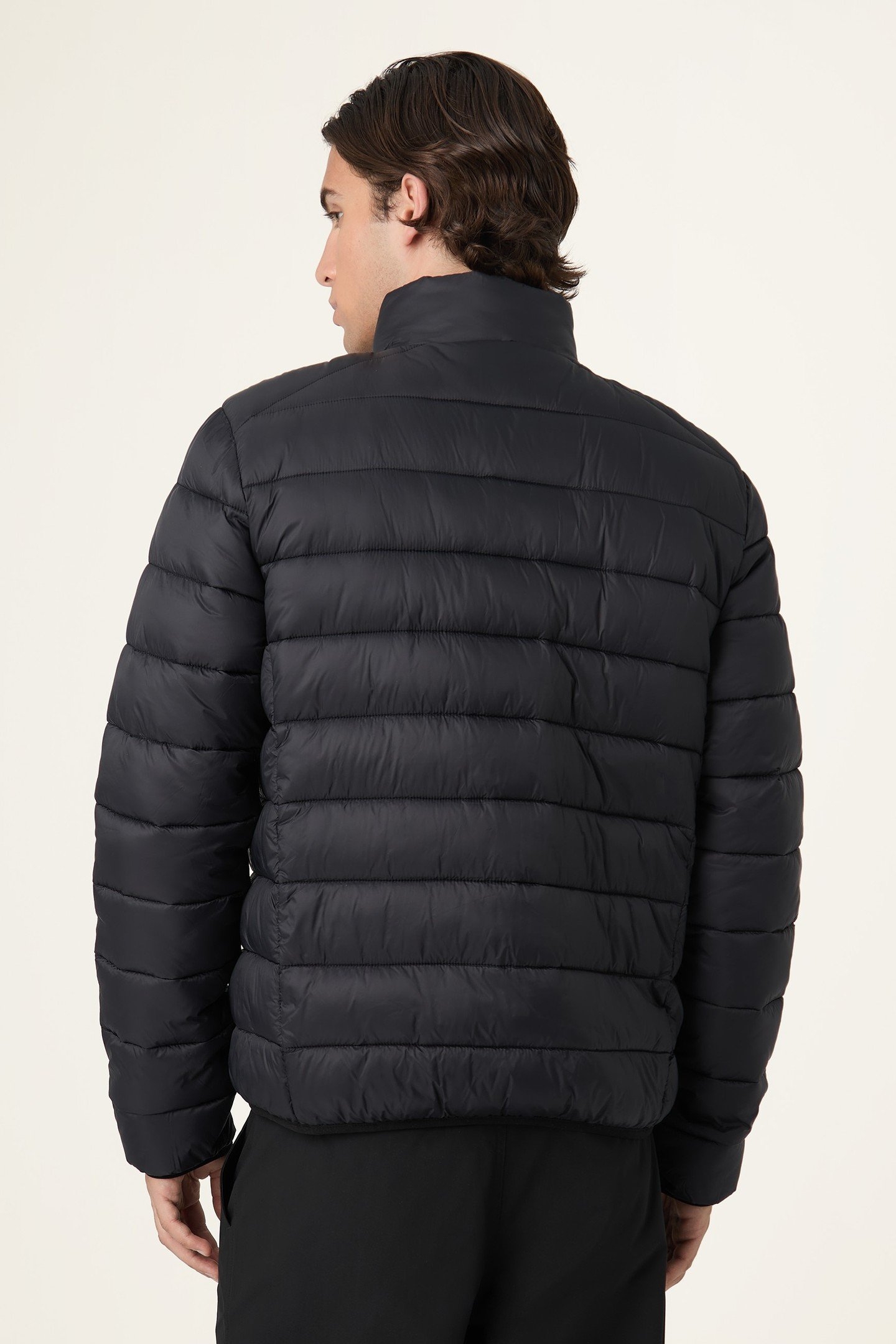 MILANO REGULAR THIN PUFFER JACKET BLACK 3