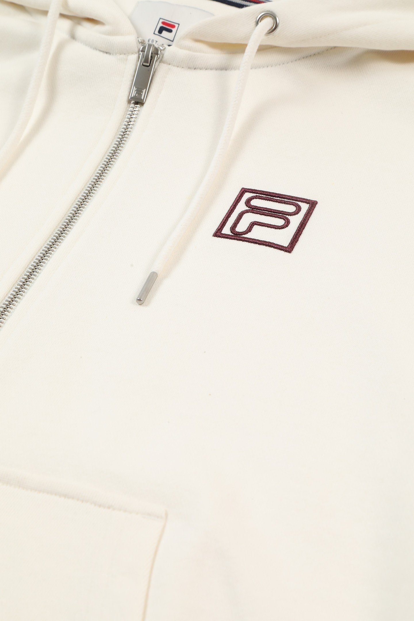 LAGRIO LOOSE ZIP HOODIE EGRET 6