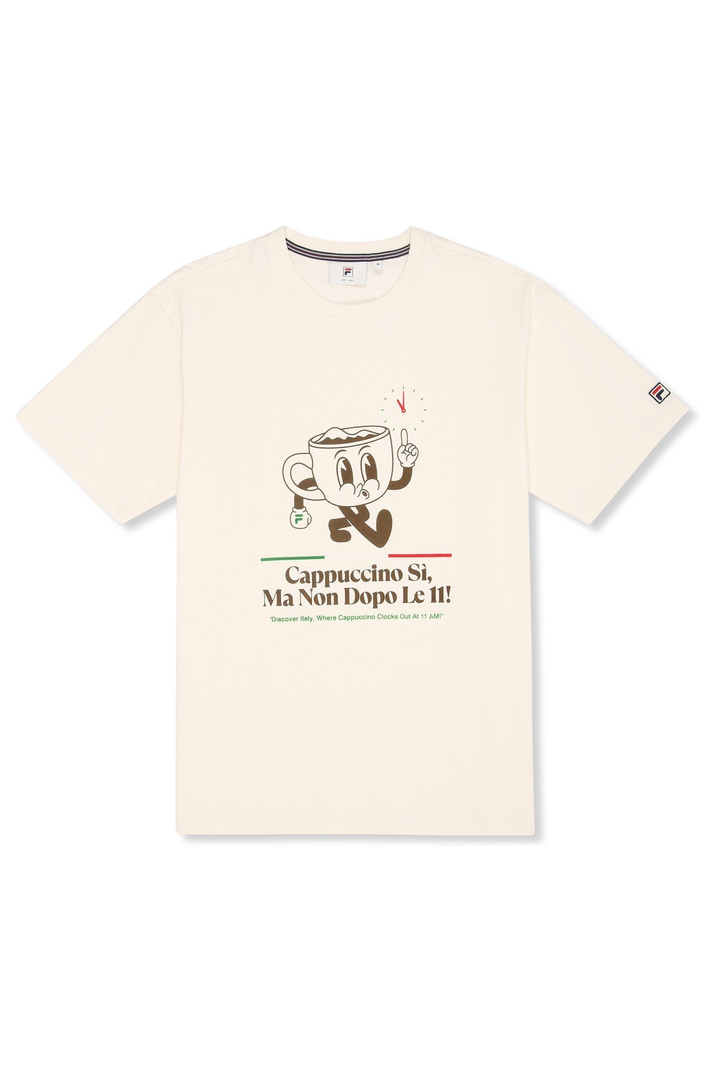NAVIGLI CAFFÉ RELAXED GRAPHIC T-SHIRT EGRET 6