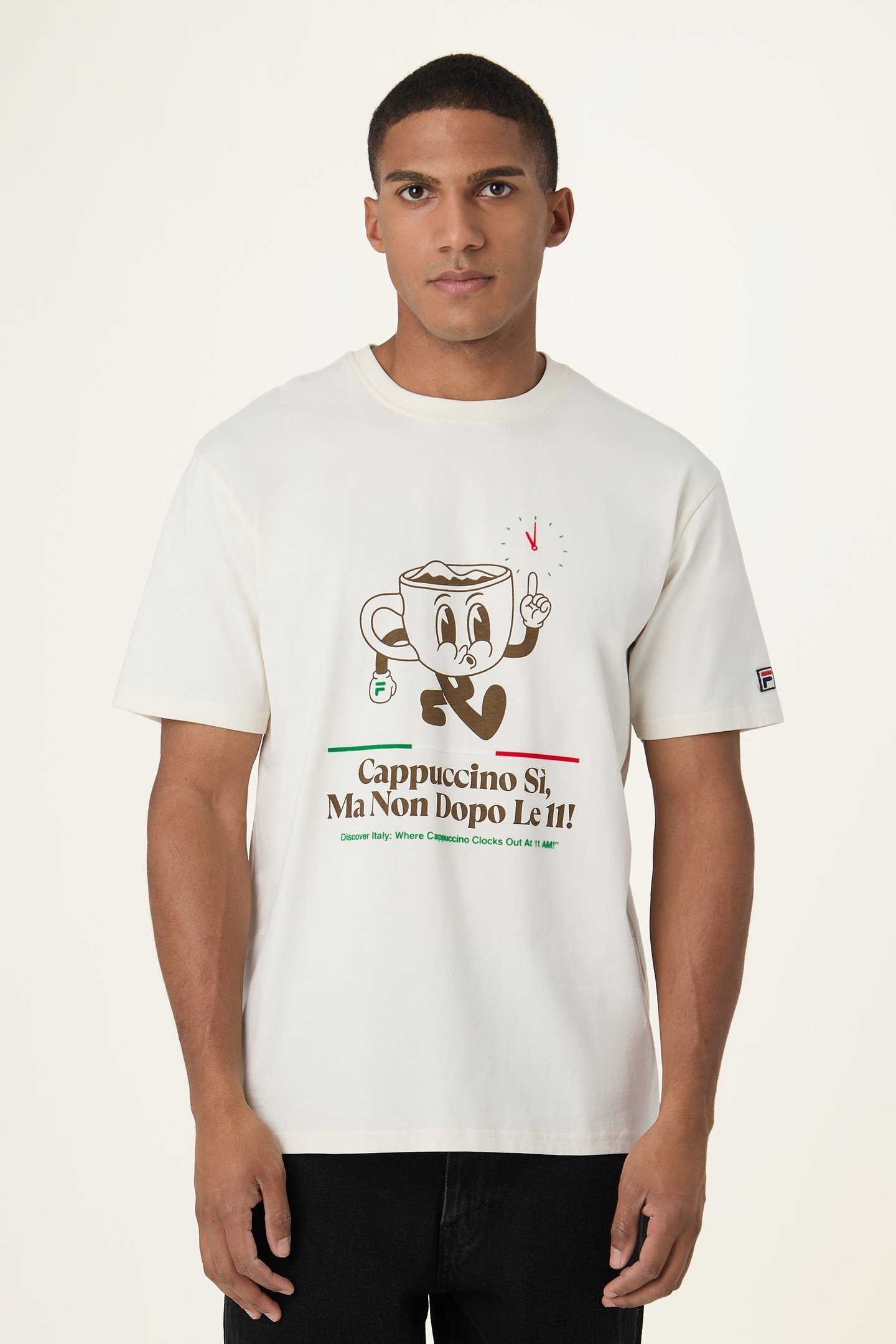 NAVIGLI CAFFÉ RELAXED GRAPHIC T-SHIRT EGRET 2