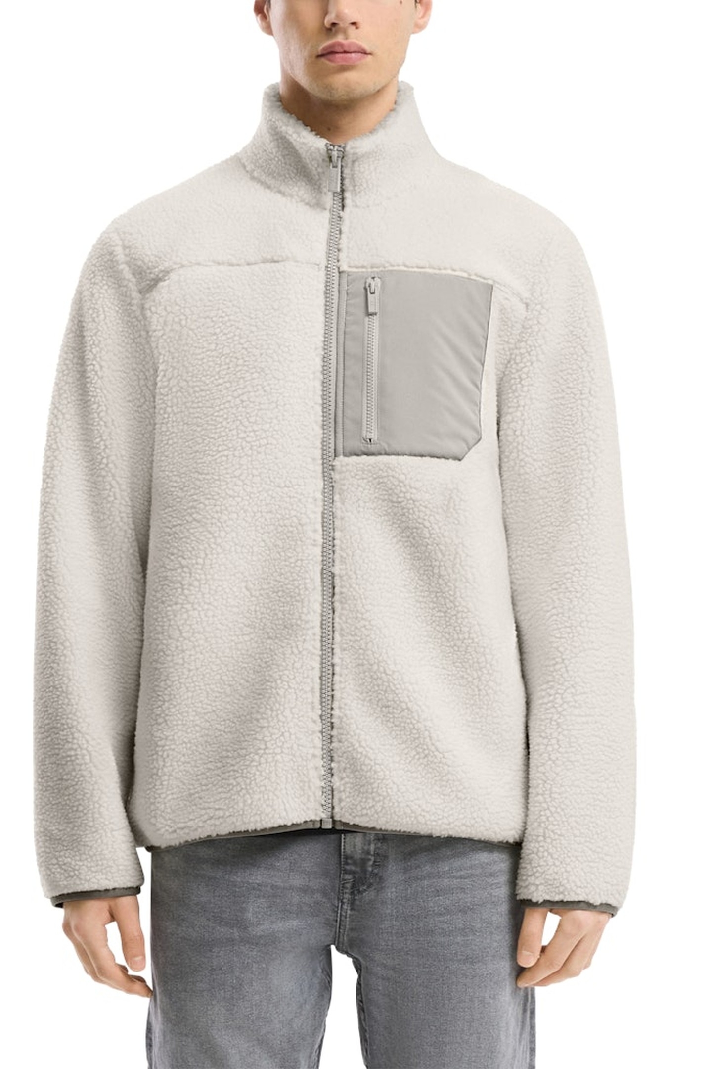 S.OLIVER-QS JACKET OUTDOOR LIGHT GREY 2