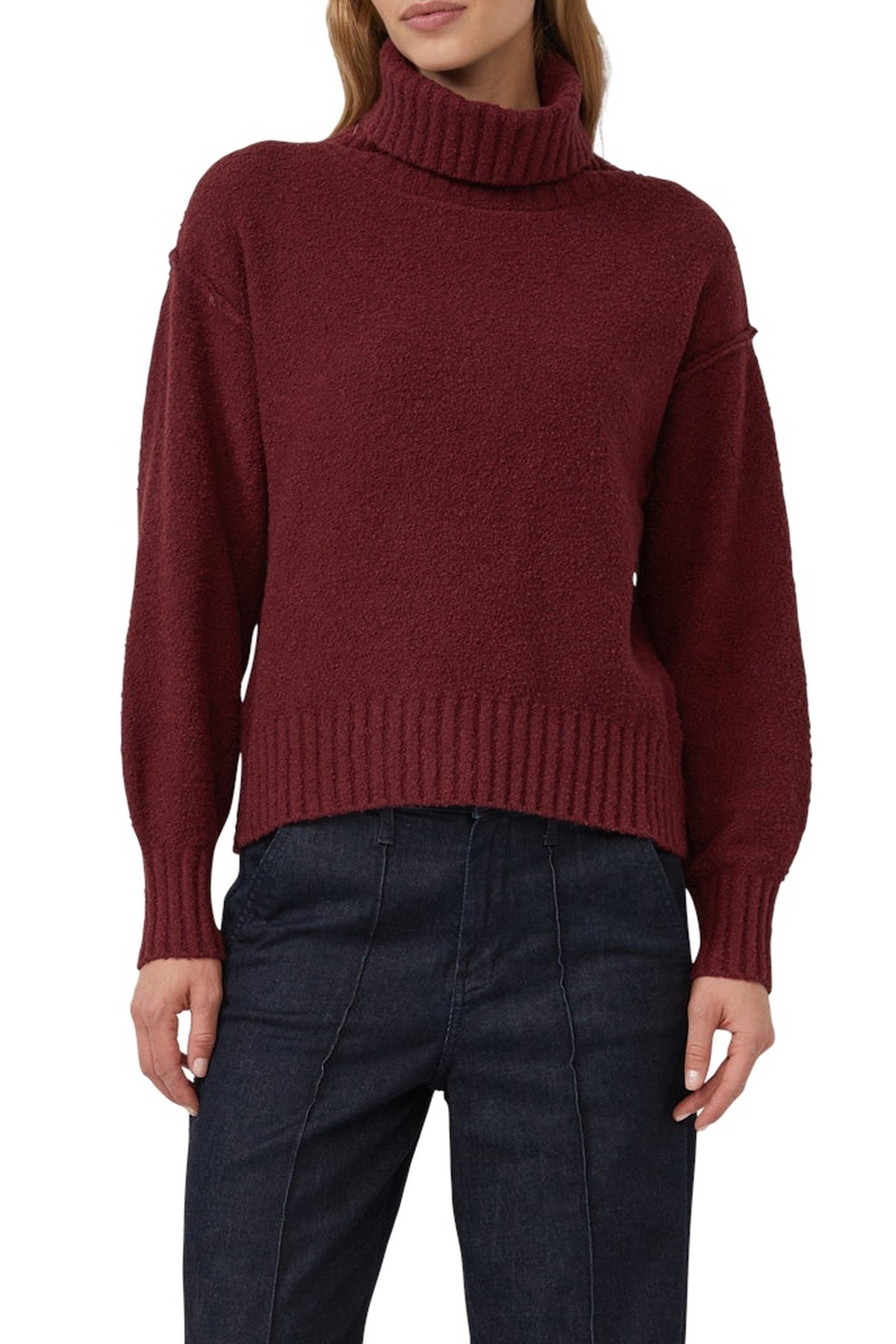 S.OLIVER PULLOVER BURGUNDY 1