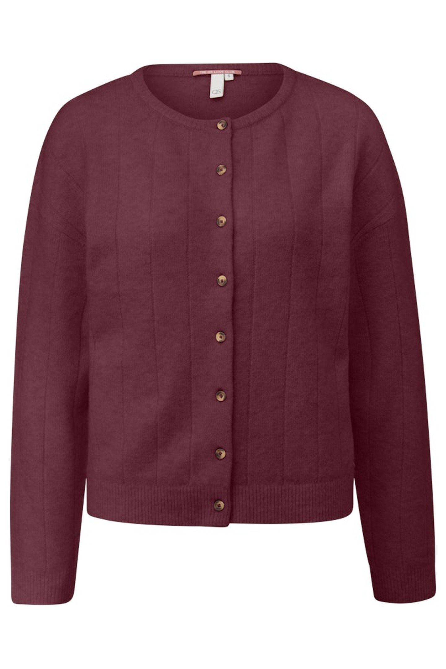 S.OLIVER-QS CARDIGAN BURGUNDY 1