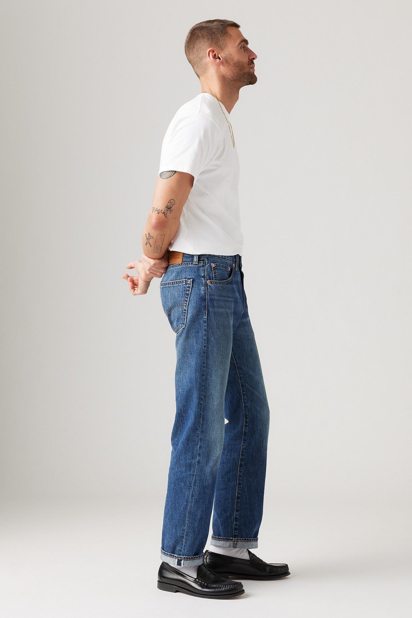 505™ REGULAR SELVEDGE JEANS DARK INDIGO 3