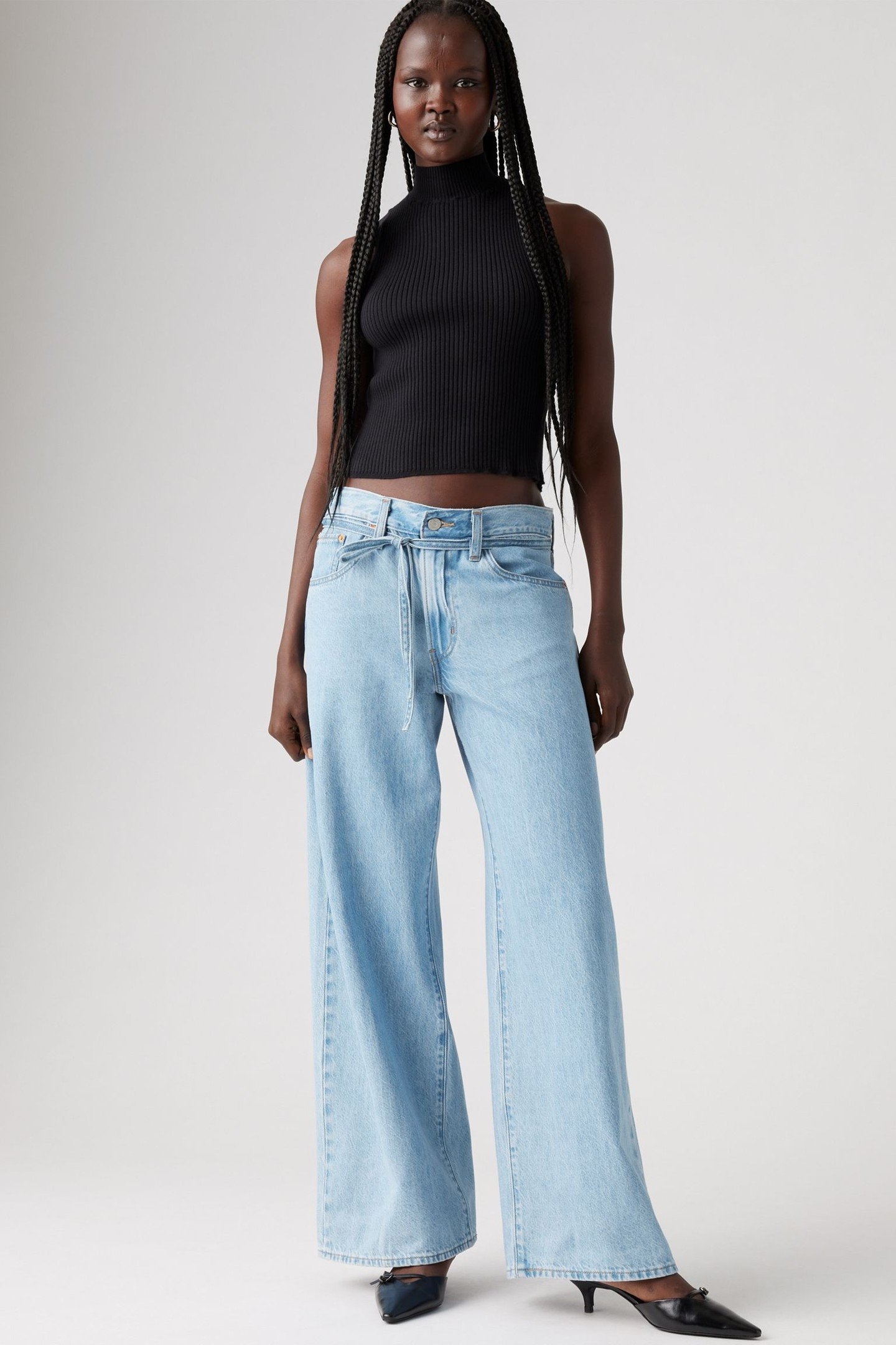 XL STRAIGHT LIGHTWEIGHT JEANS MED INDIGO 1