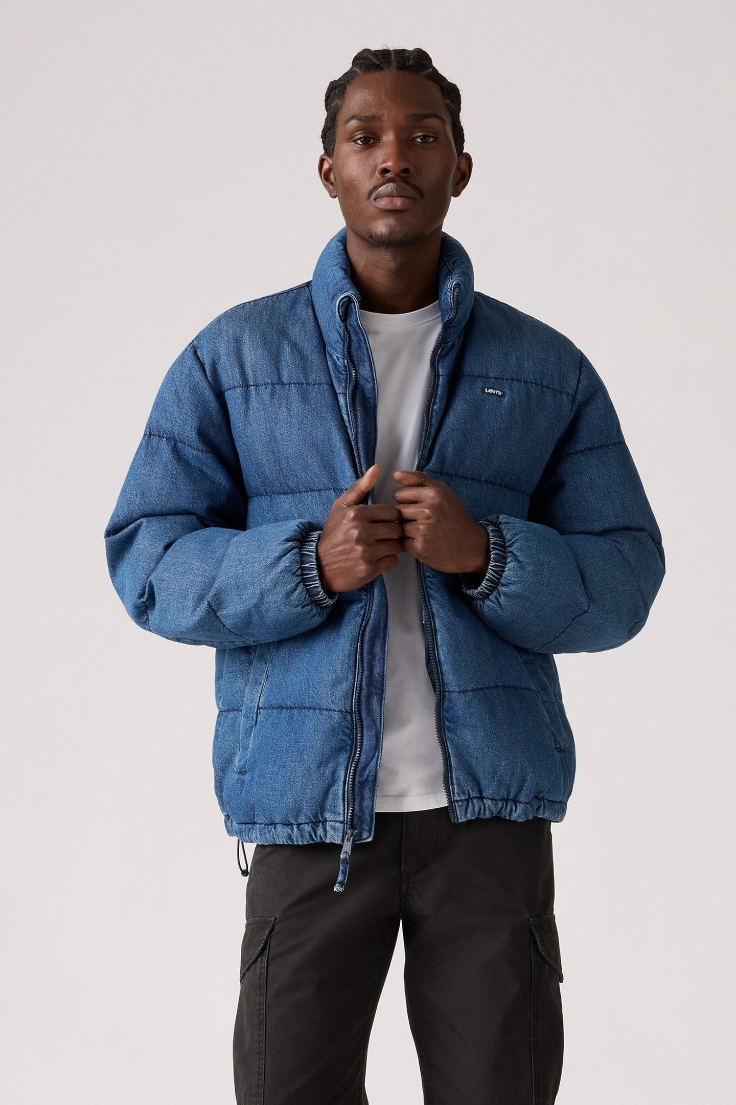 PIEDMONT SHORT PUFFER JACKET DARK INDIGO 1