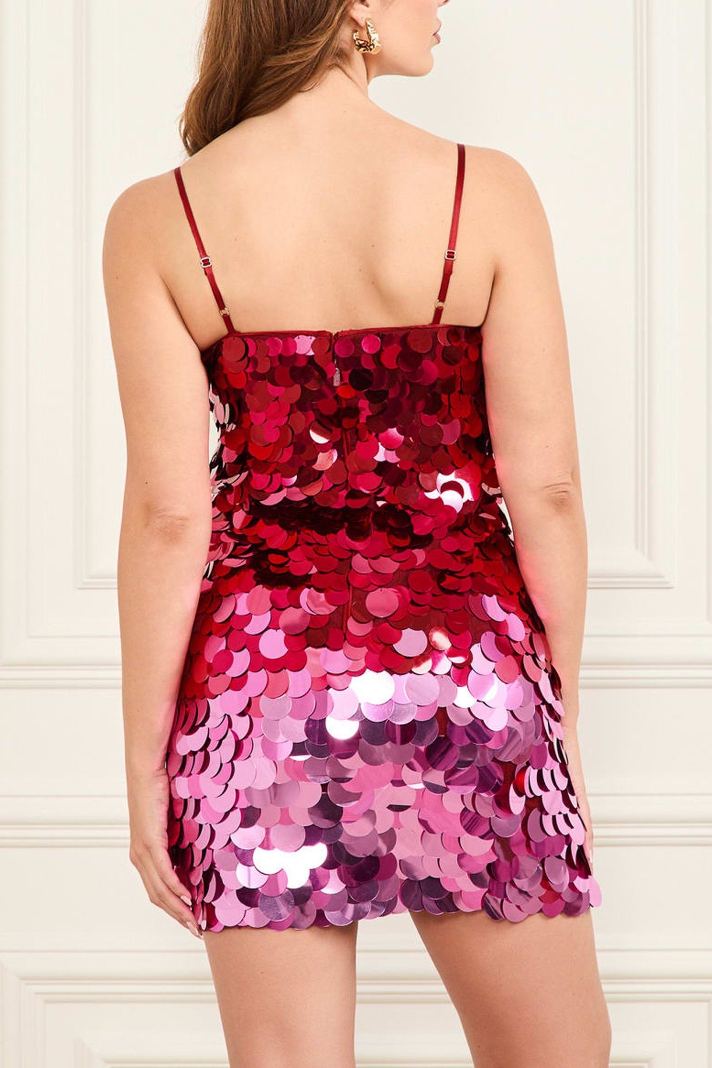 ZAYA SEQUINS MINI DR FLOWERING PEONY & RO 5