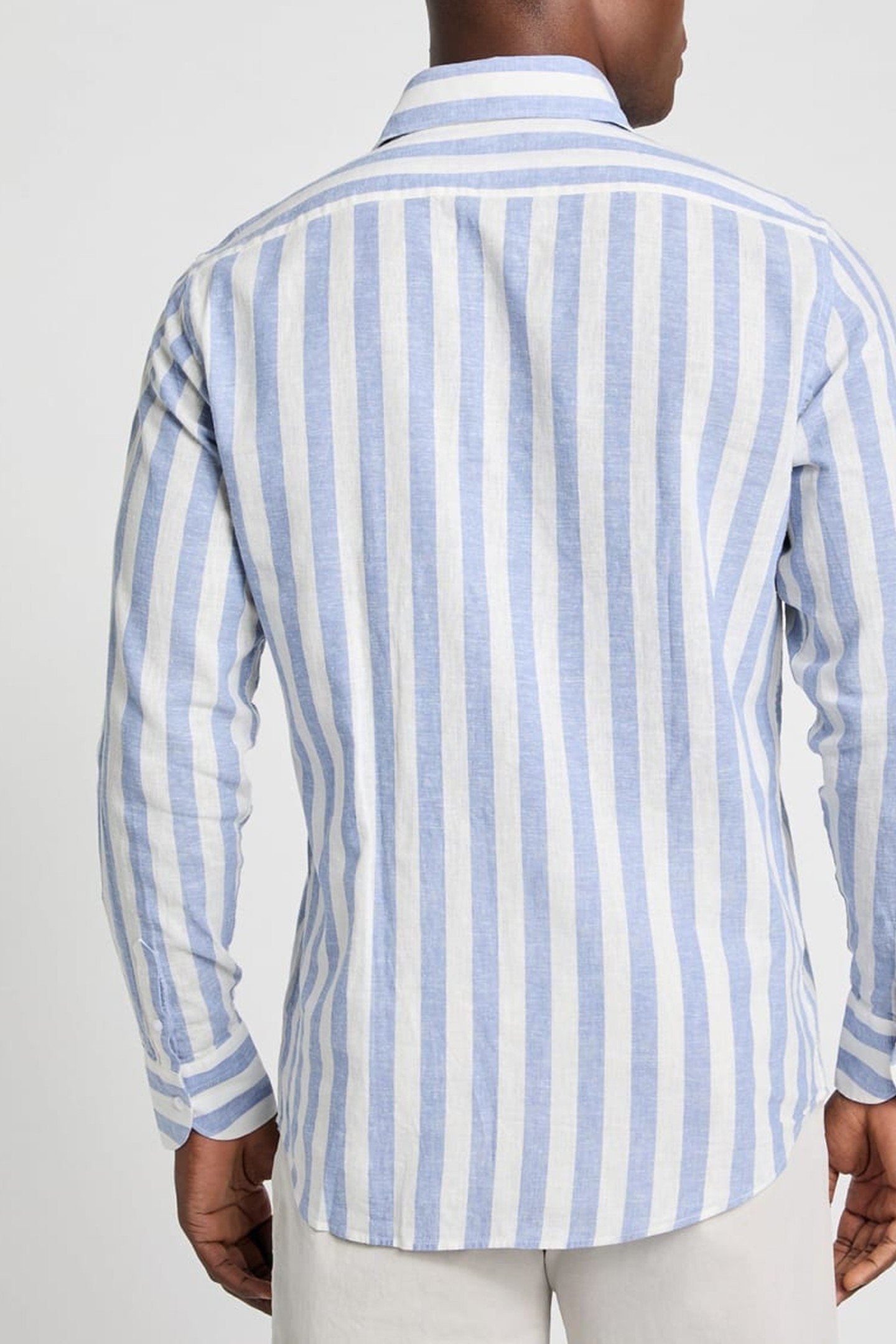 MARCIANO BY GUESS BILL FRENCH COLLAR R LIGHTBLUE & WHITE MI 3