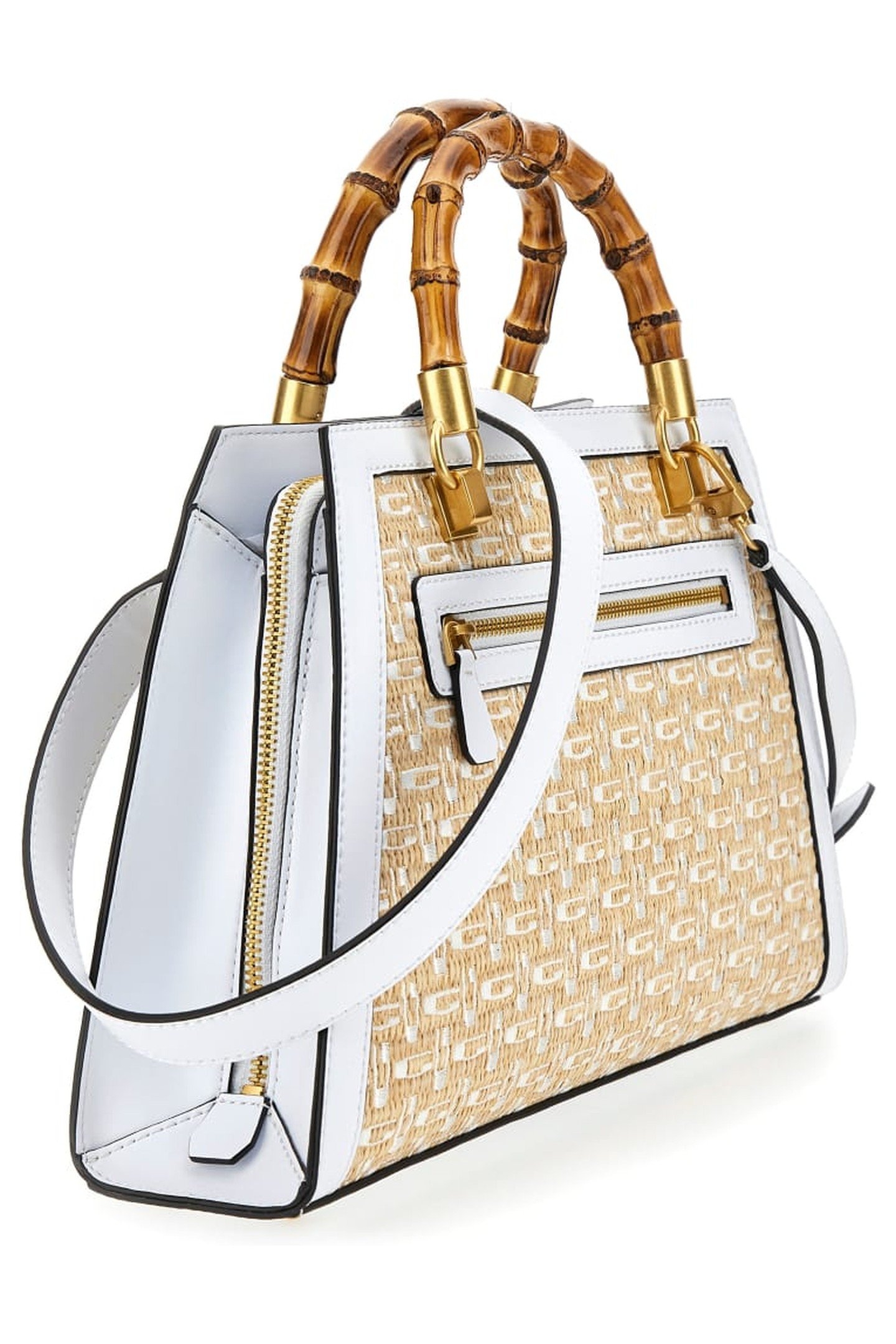 KATEY LUXURY SATCHEL WHITE 5