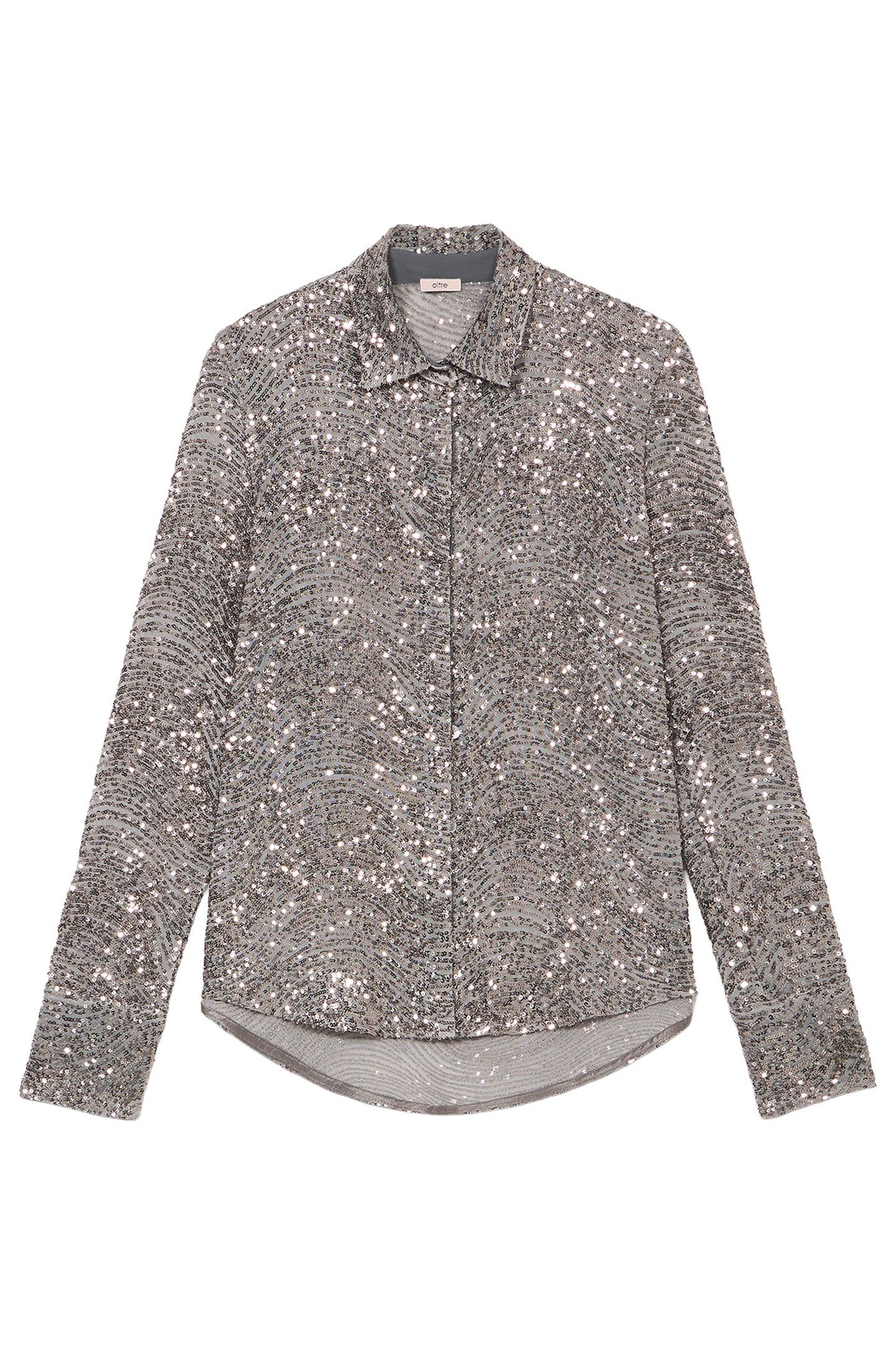 SEQUINED SHIRT GREY 3
