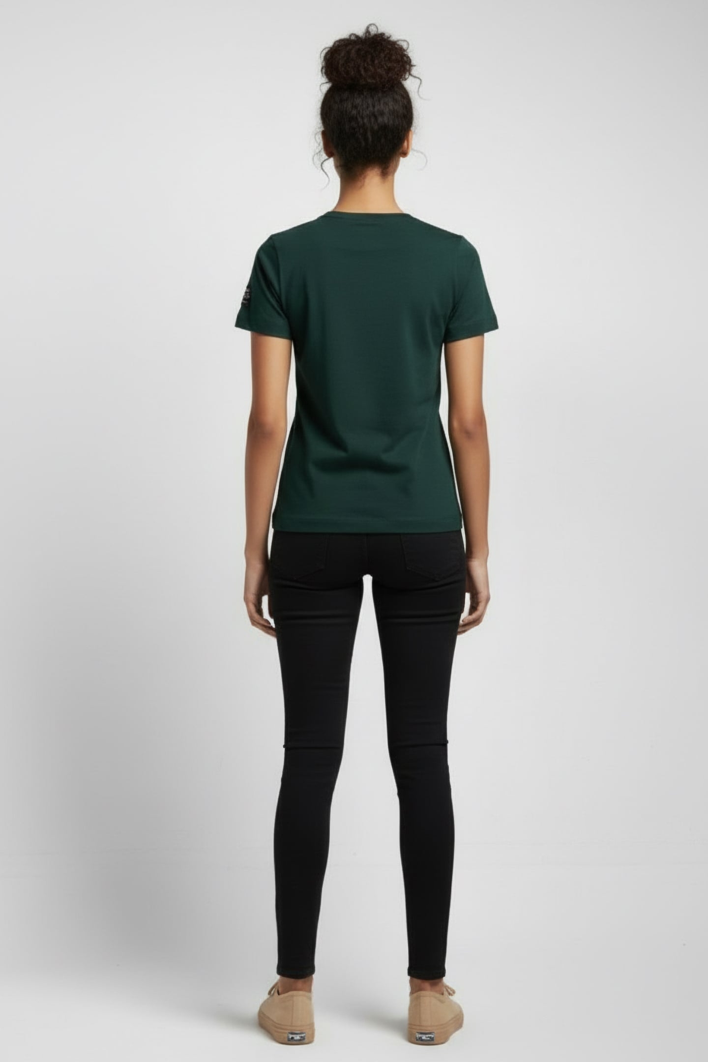 MARIELALF SMALL BECAUSE T-SHIRT KOREAN GREEN 2