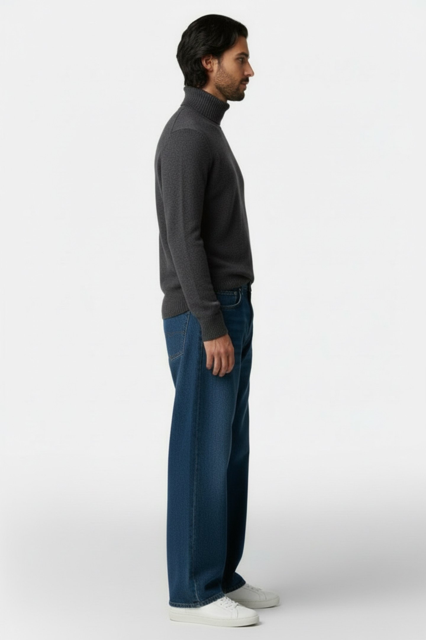 BRUNALF KNIT DARK GREY MELANGE 3