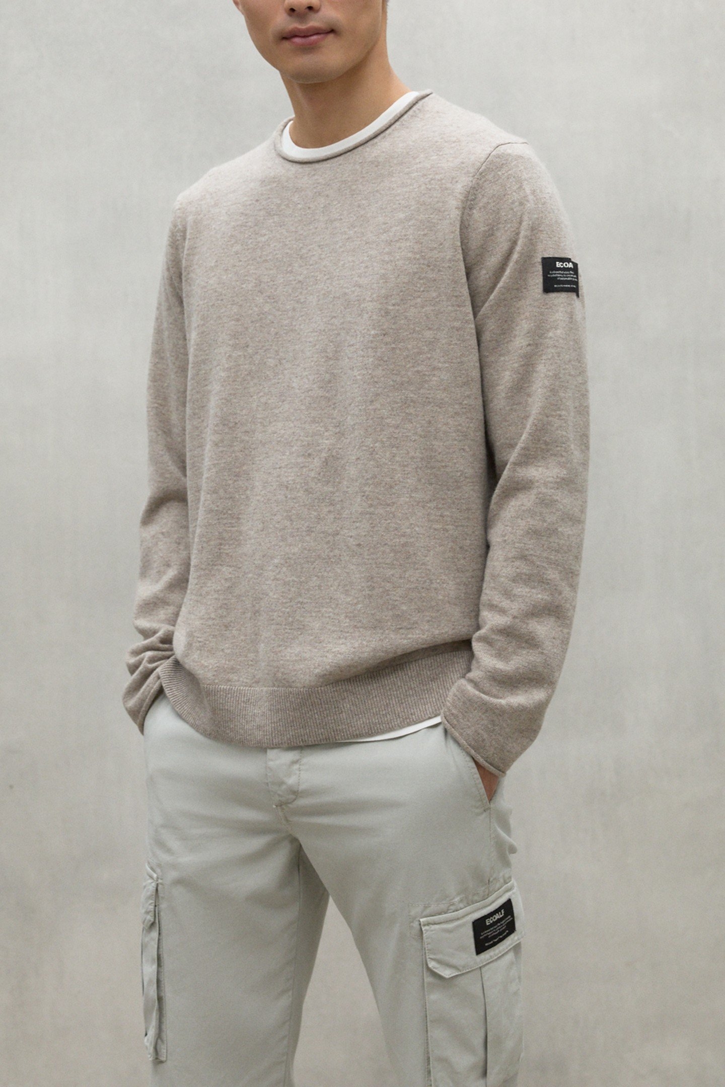 YULANALF KNIT DARK SAND MELANGE 2