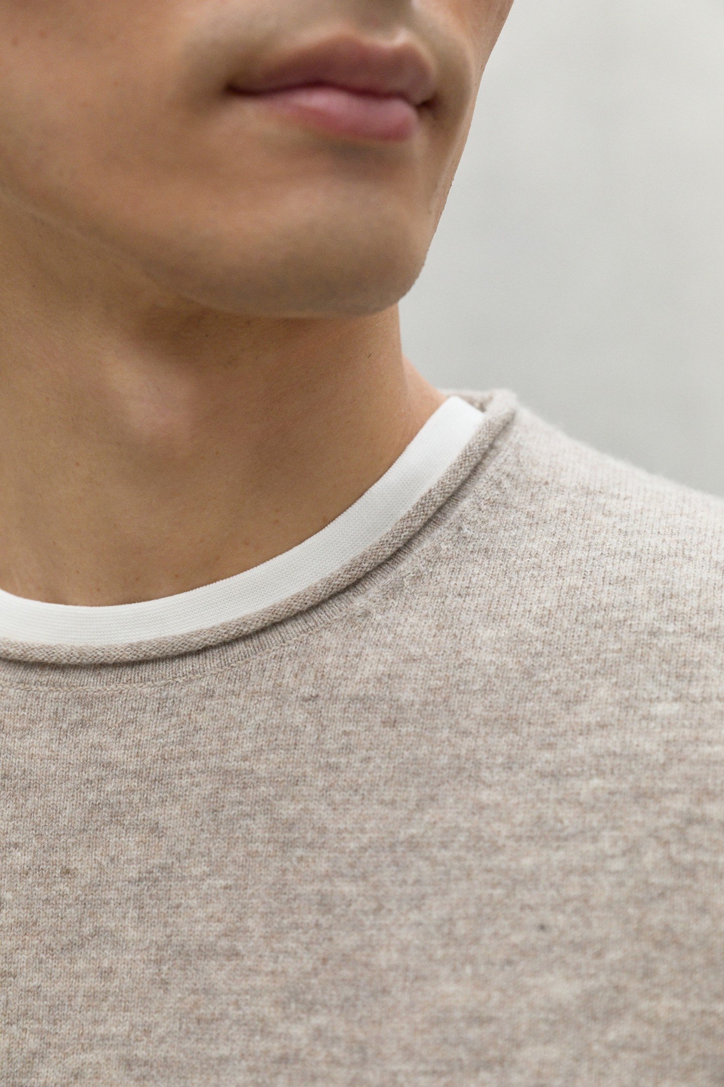 YULANALF KNIT DARK SAND MELANGE 5