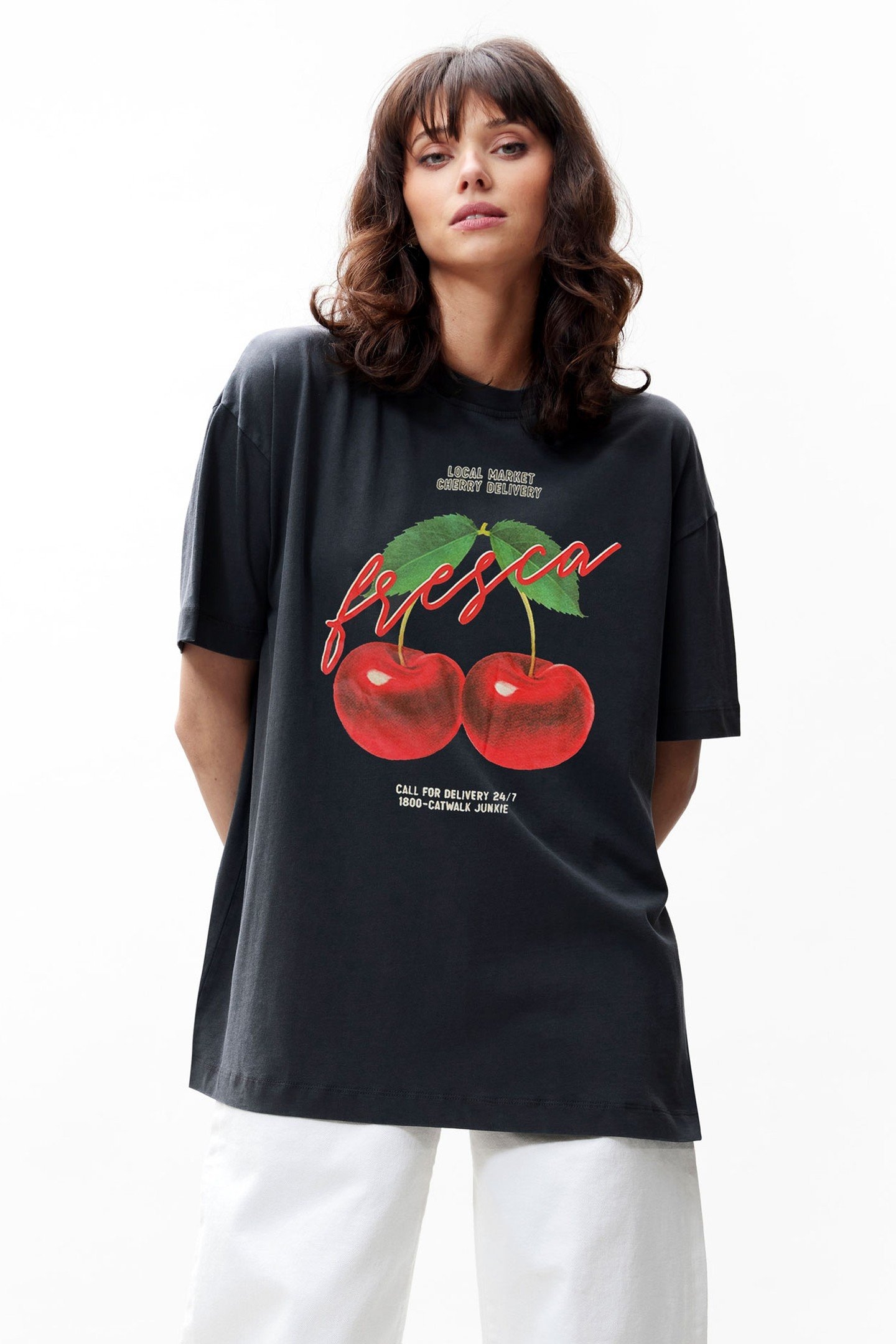 OVERSIZED GRAPHIC TSHIRT DARK GREY 3