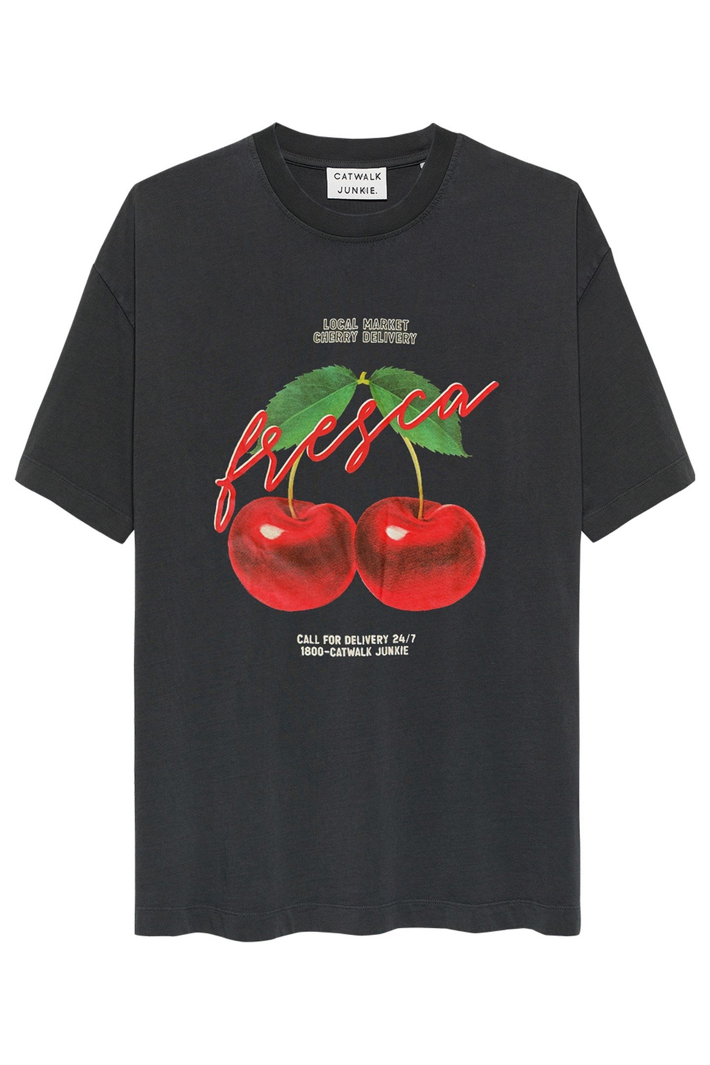 OVERSIZED GRAPHIC TSHIRT DARK GREY 4