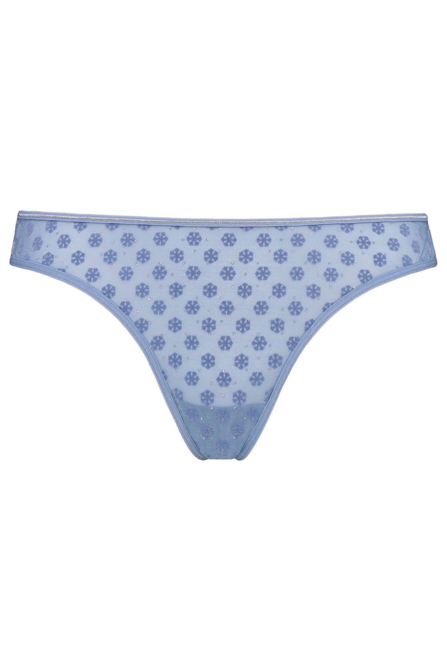 SNOWFLAKE BOTTOM THONG BUTTERFLY BLUE 3