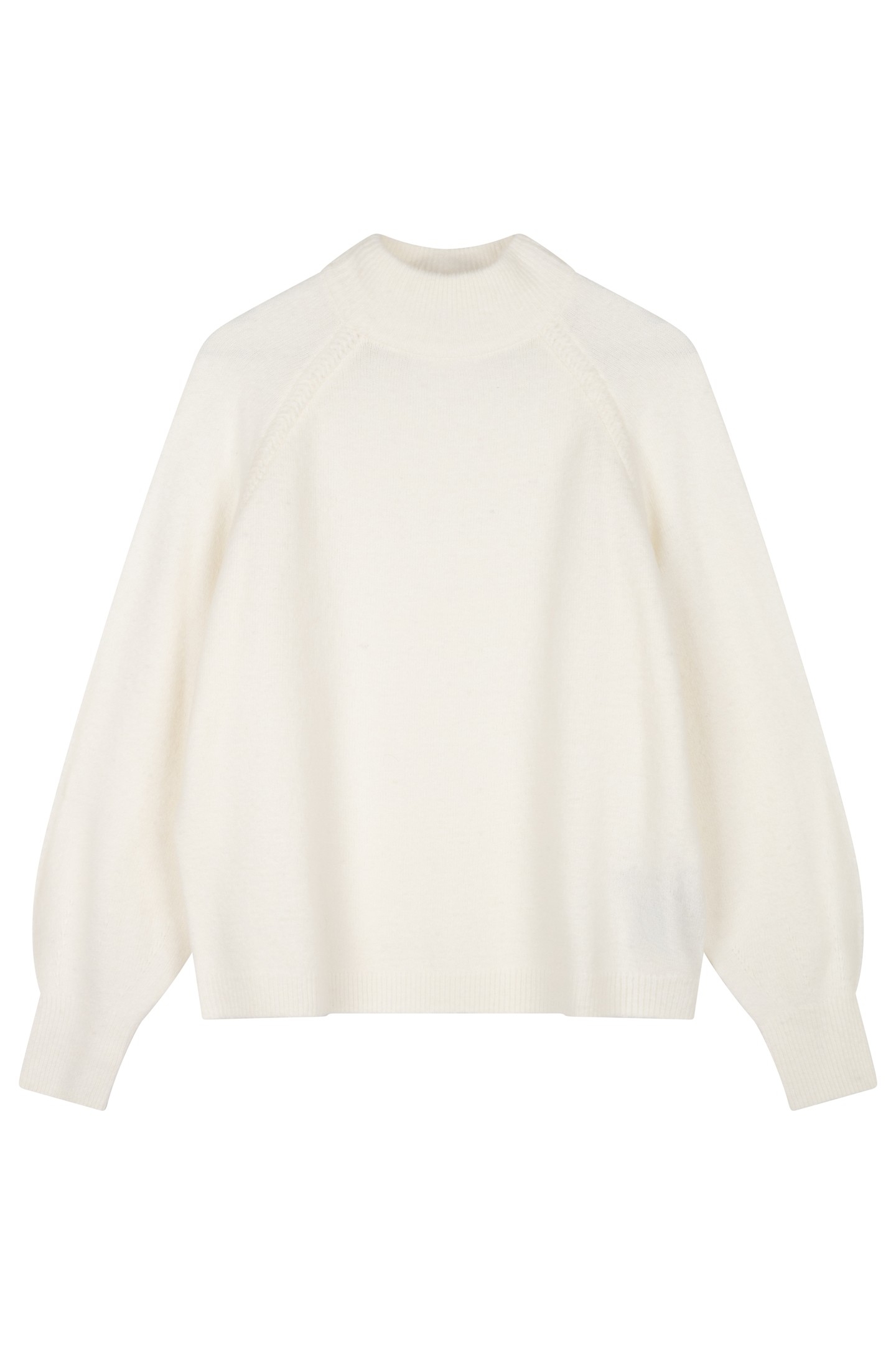 SWEATER CABLE RAGLAN OFF WHITE 4