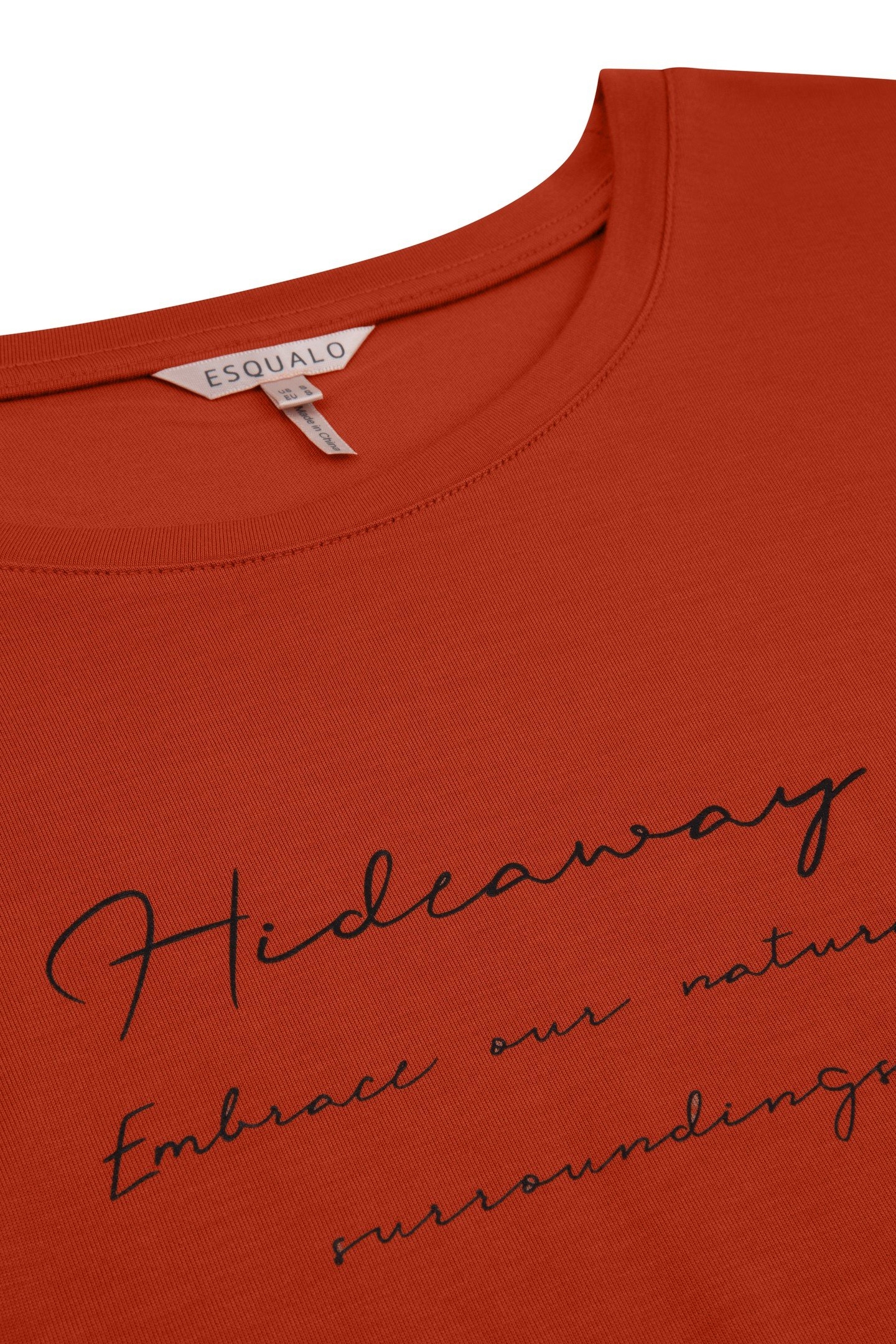 T-SHIRT MODAL PRINT "HIDEAWAY" AUTUMN GLAZE 2