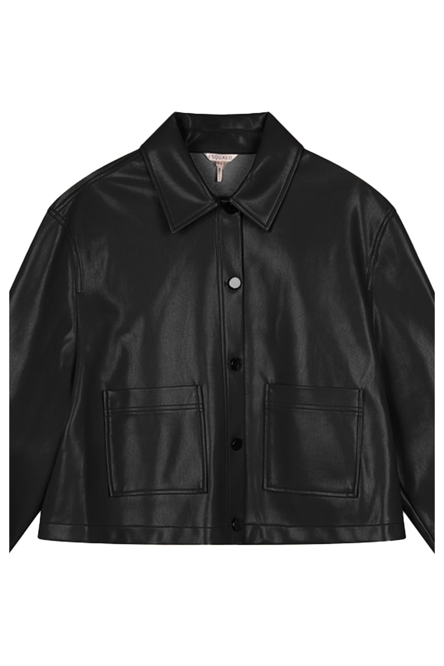 JACKET SHIRT PU BLACK 2