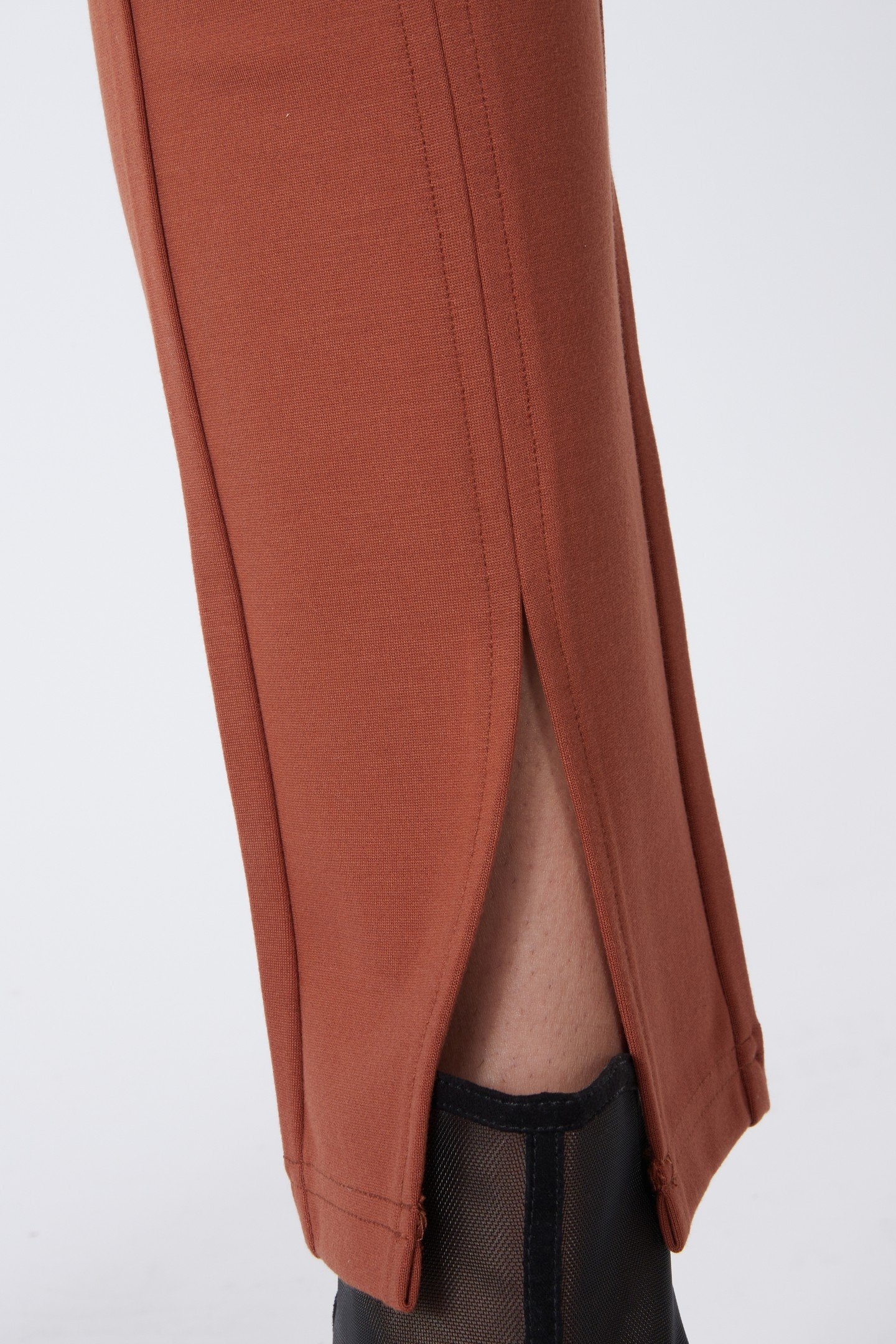 TROUSERS TREGGING SPLIT PUNTO COPPER BROWN 4