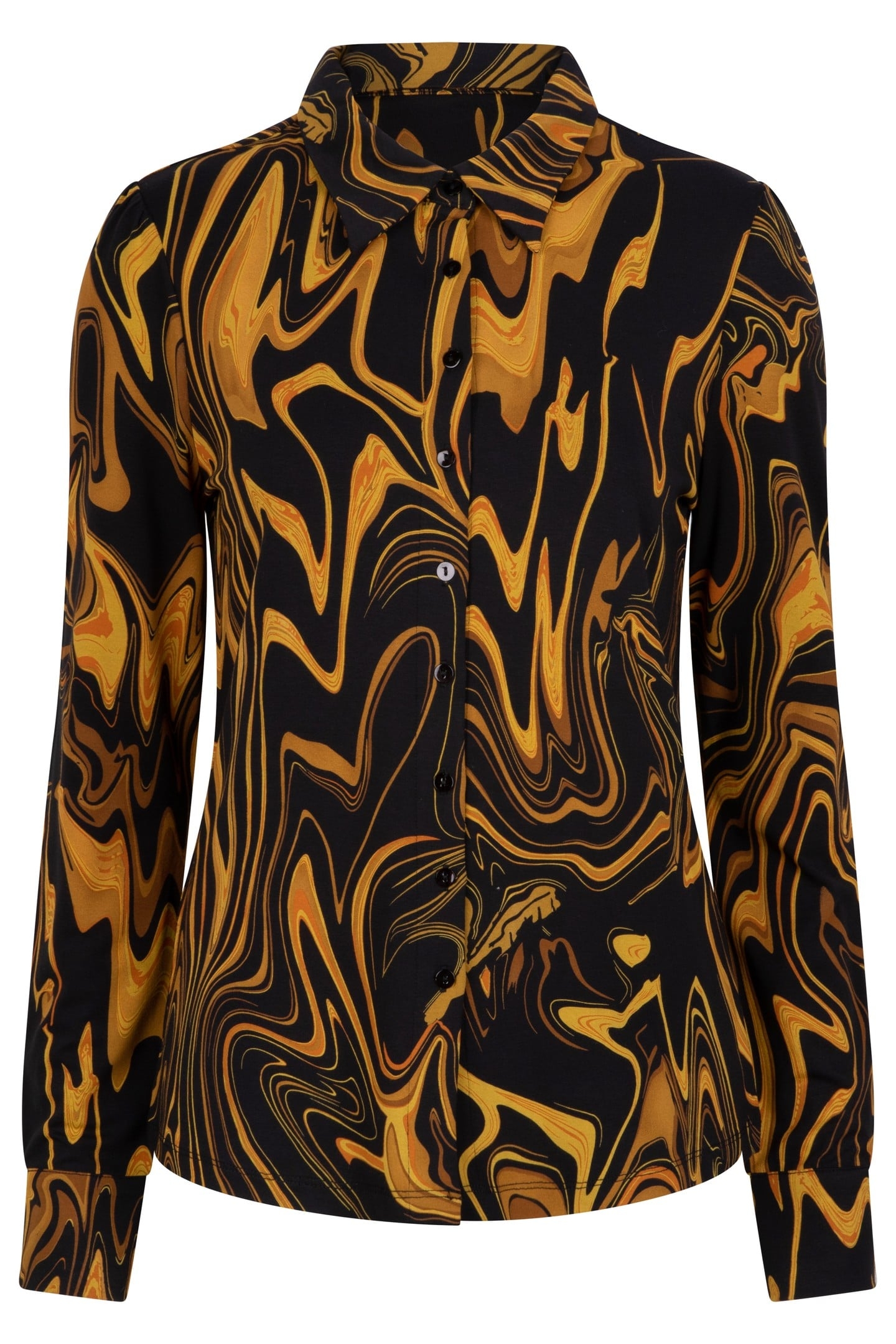 BLOUSE BASIC SWIRL PRINT PRINT 5