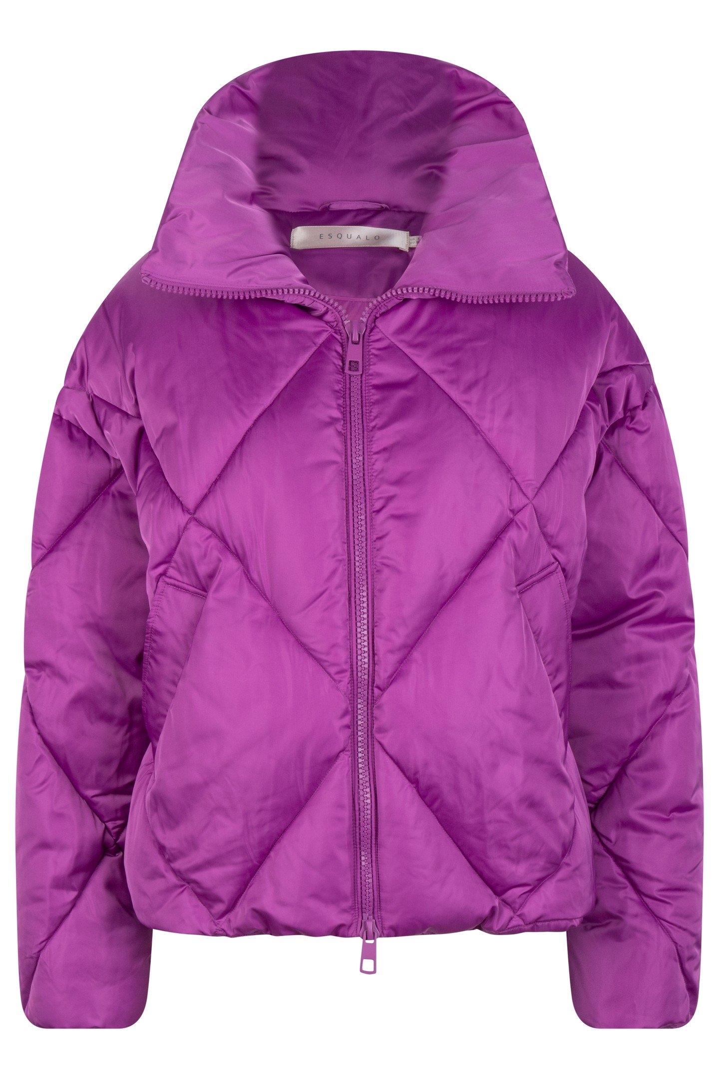 COAT SHORT QUILTED VIOLET 5