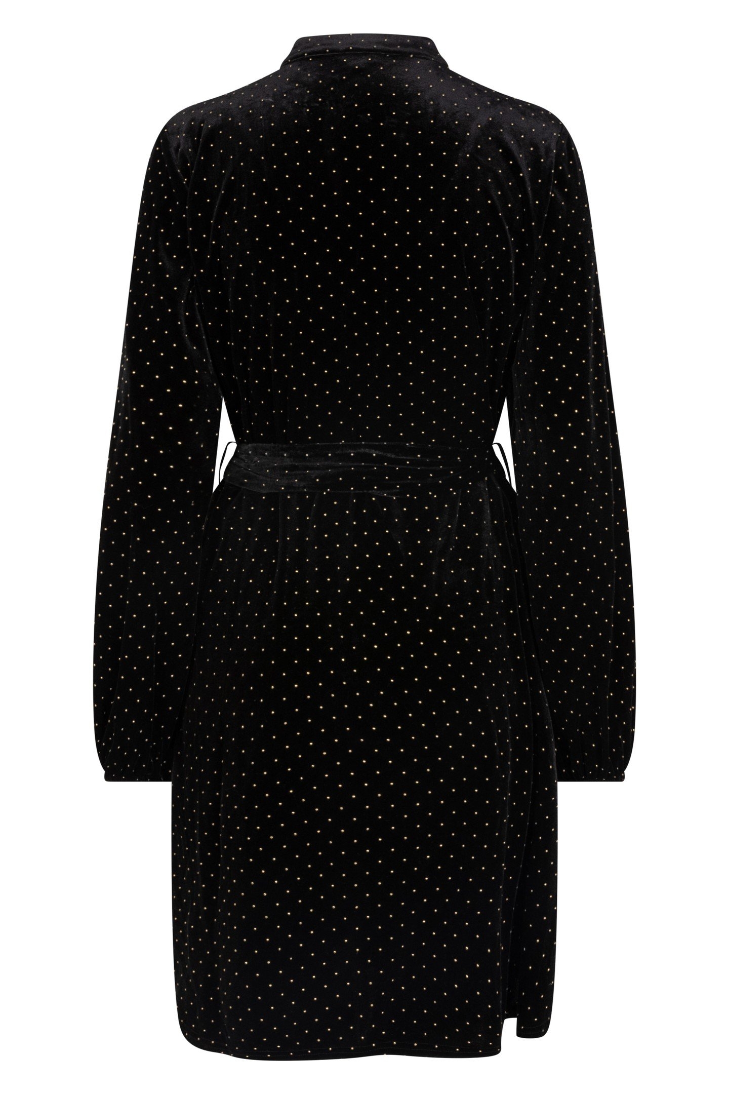 DRESS VELVET STUDS BLACK 5