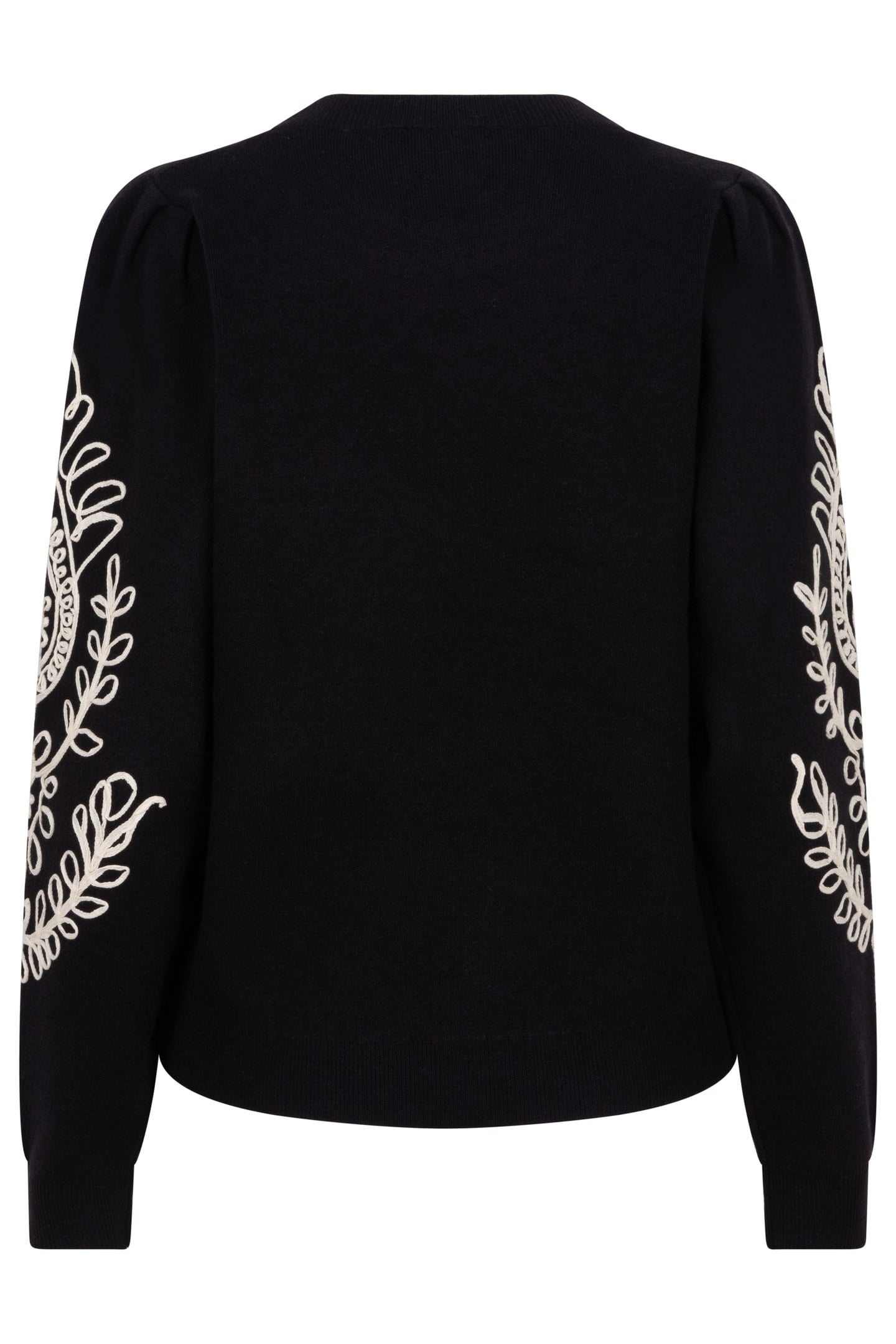 SWEATER TAPE EMBROIDERY BLACK 4