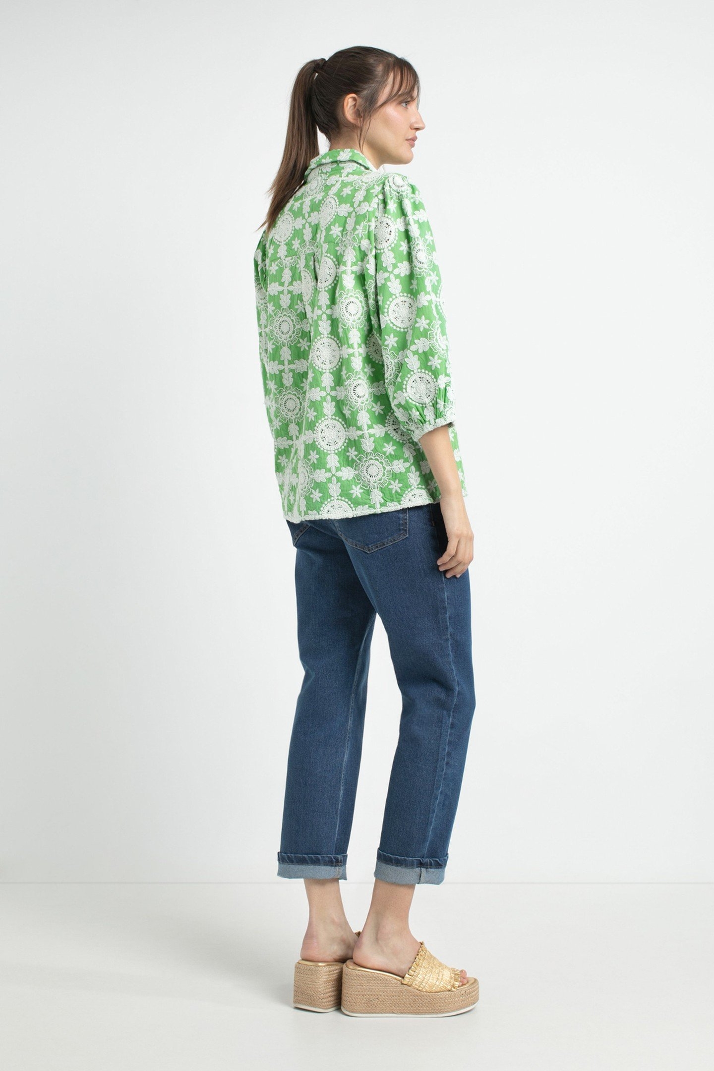 DEVAN BLOUSE PARROT GREEN 4