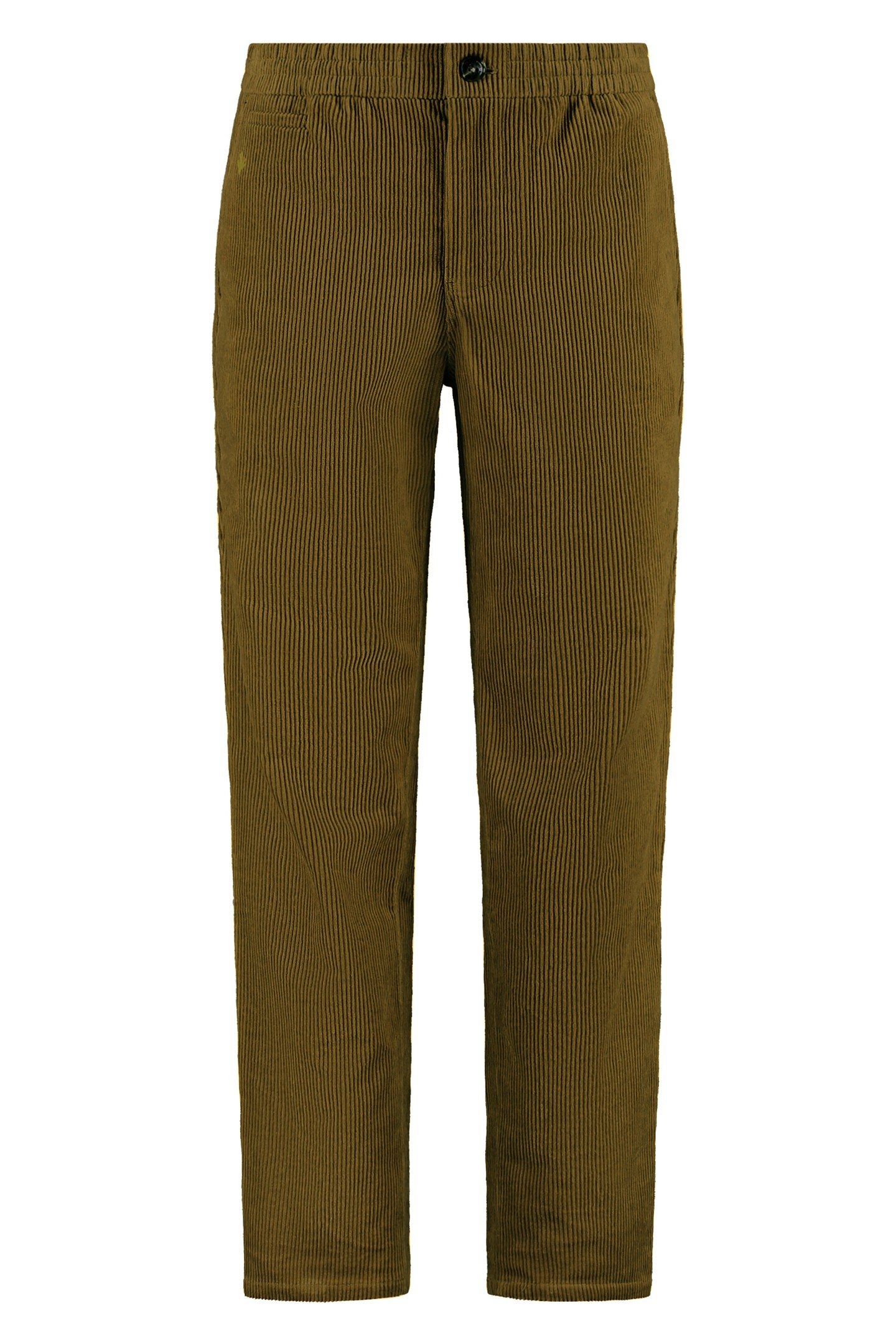 ALAN CORDUROY STRAIGHT FIT TROUSERS GREEN OLIVE 4