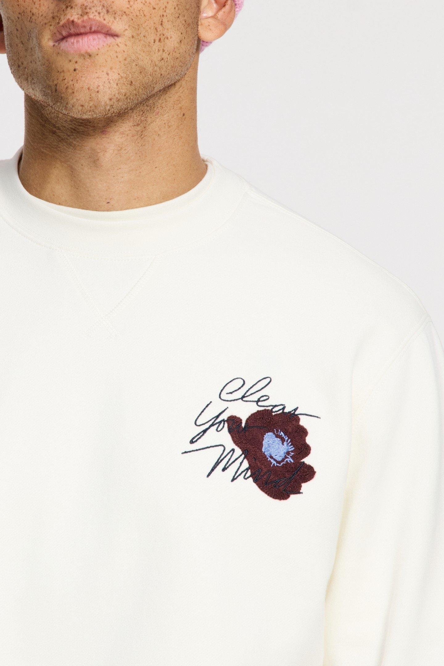 DAN REGULAR FIT SHIWI UNWIND SWEATER WHITE 7