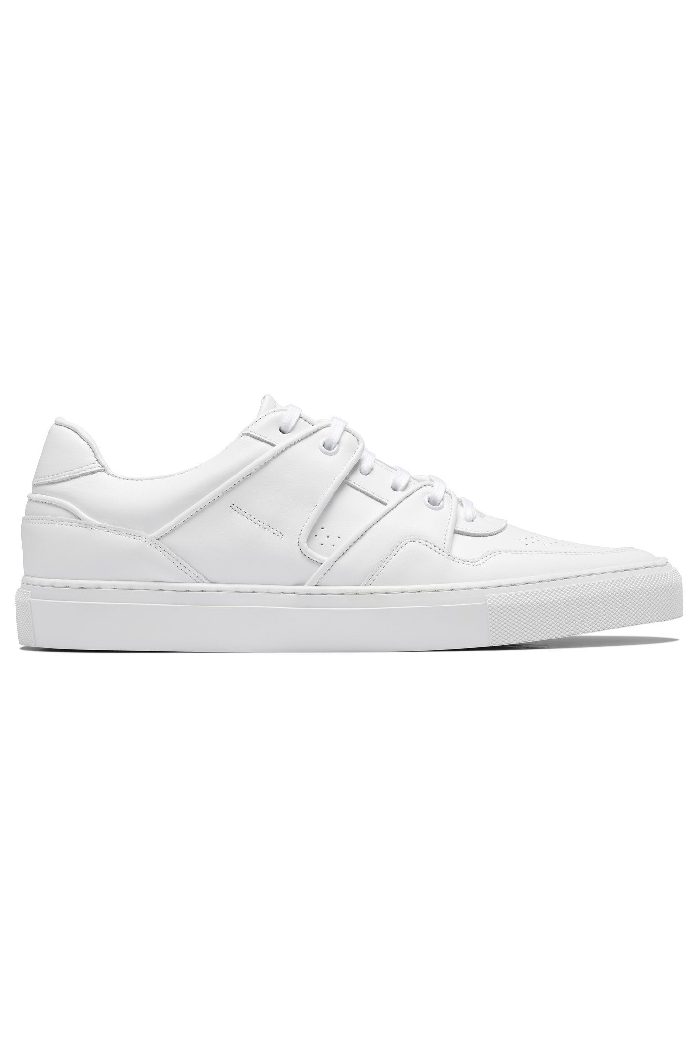 LEATHER-SNEAKER-WHITE WHITE 5