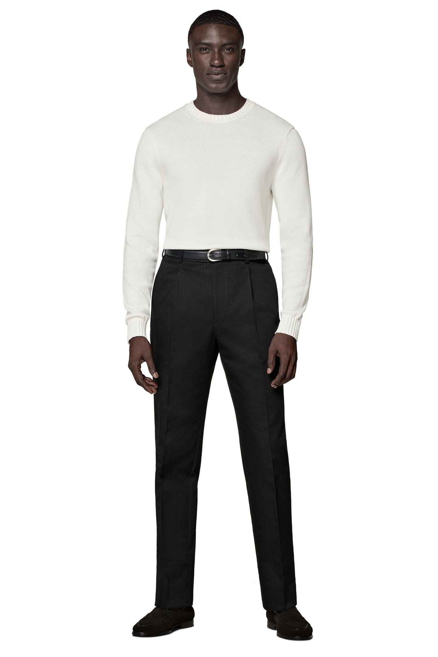 FIRENZE BLACK HERRINGBONE BLACK 5