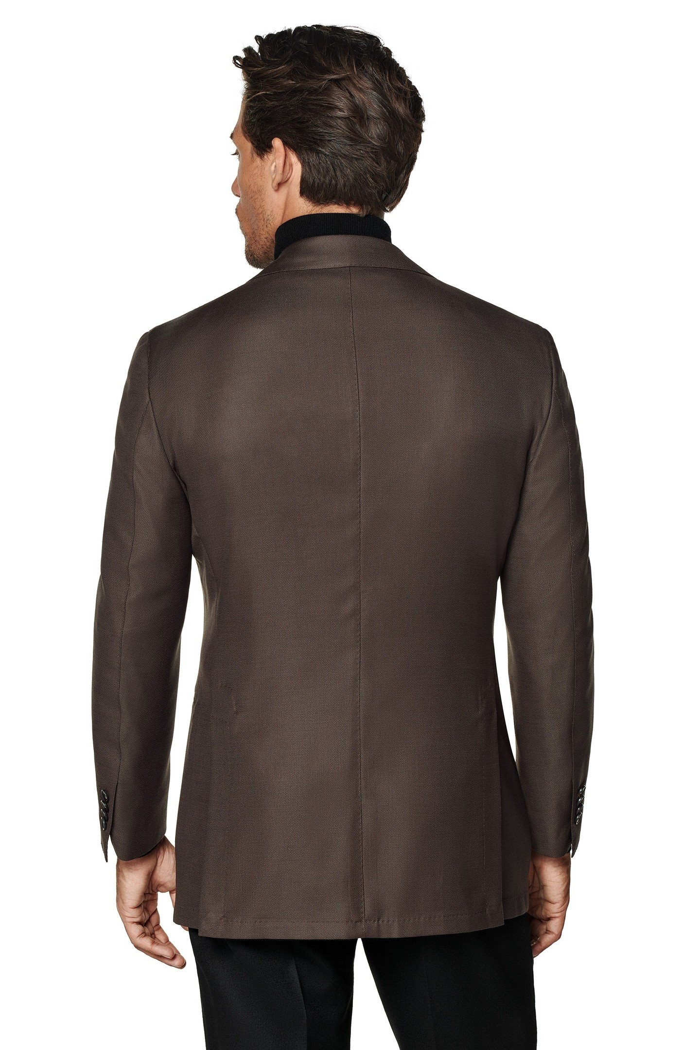 ROMA-DARK BROWN-PURE WOOL S130 DARK BROWN 8