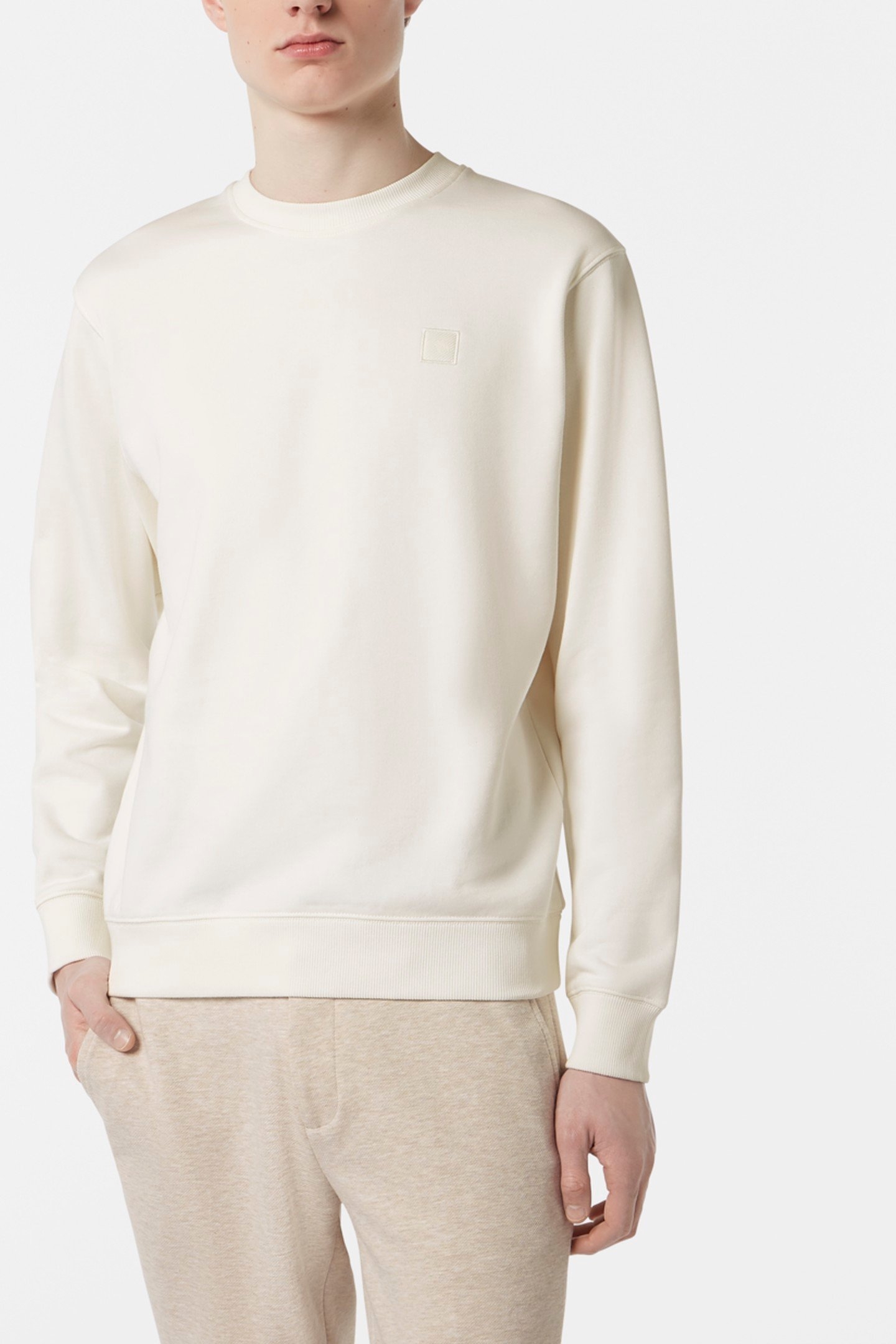 SEASONAL CORE - REGULAR FIT LOGO SWEATSHIRT SWAN 1