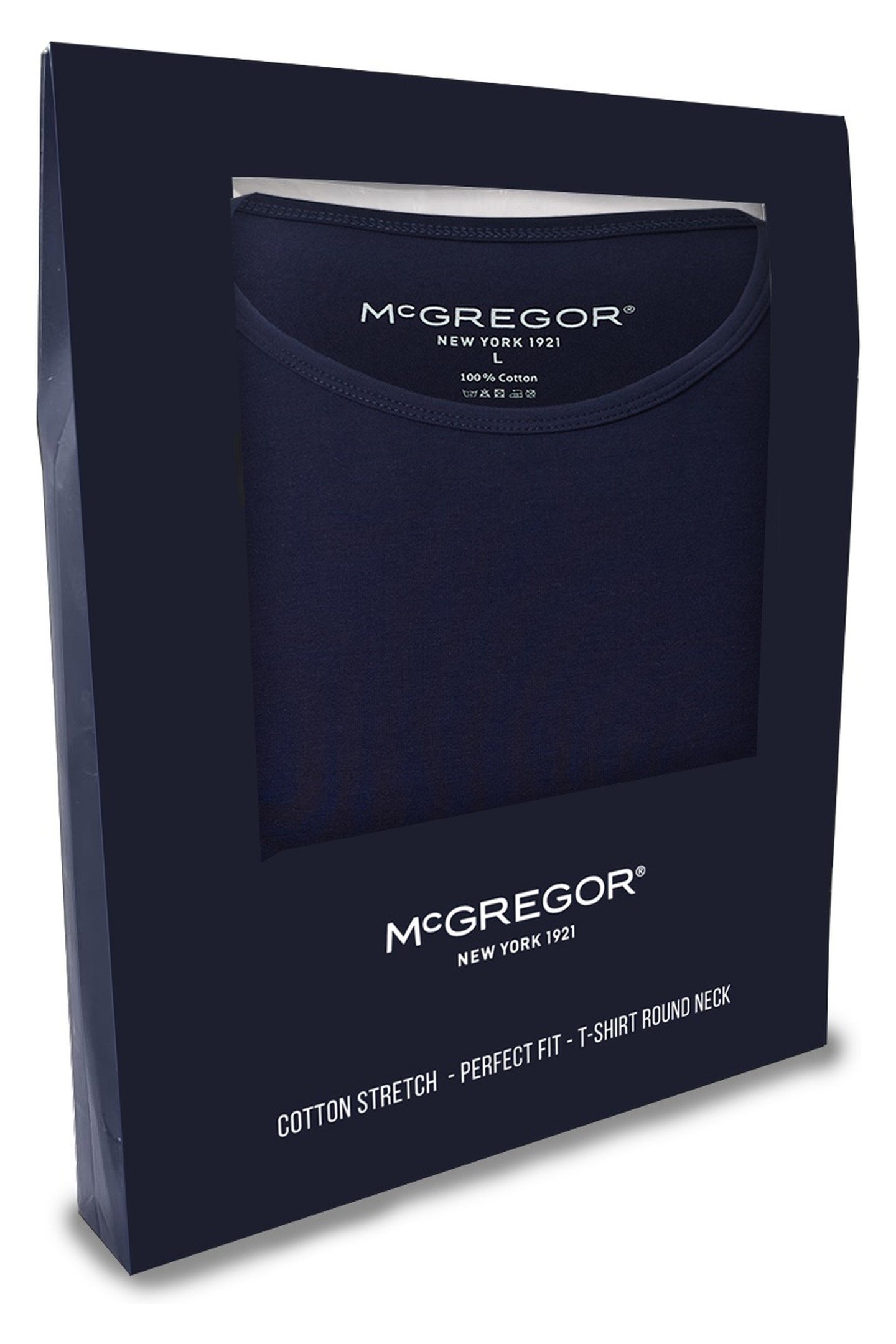 PREMIUM - STRETCH T-SHIRT - 4-PACK NAVY 4