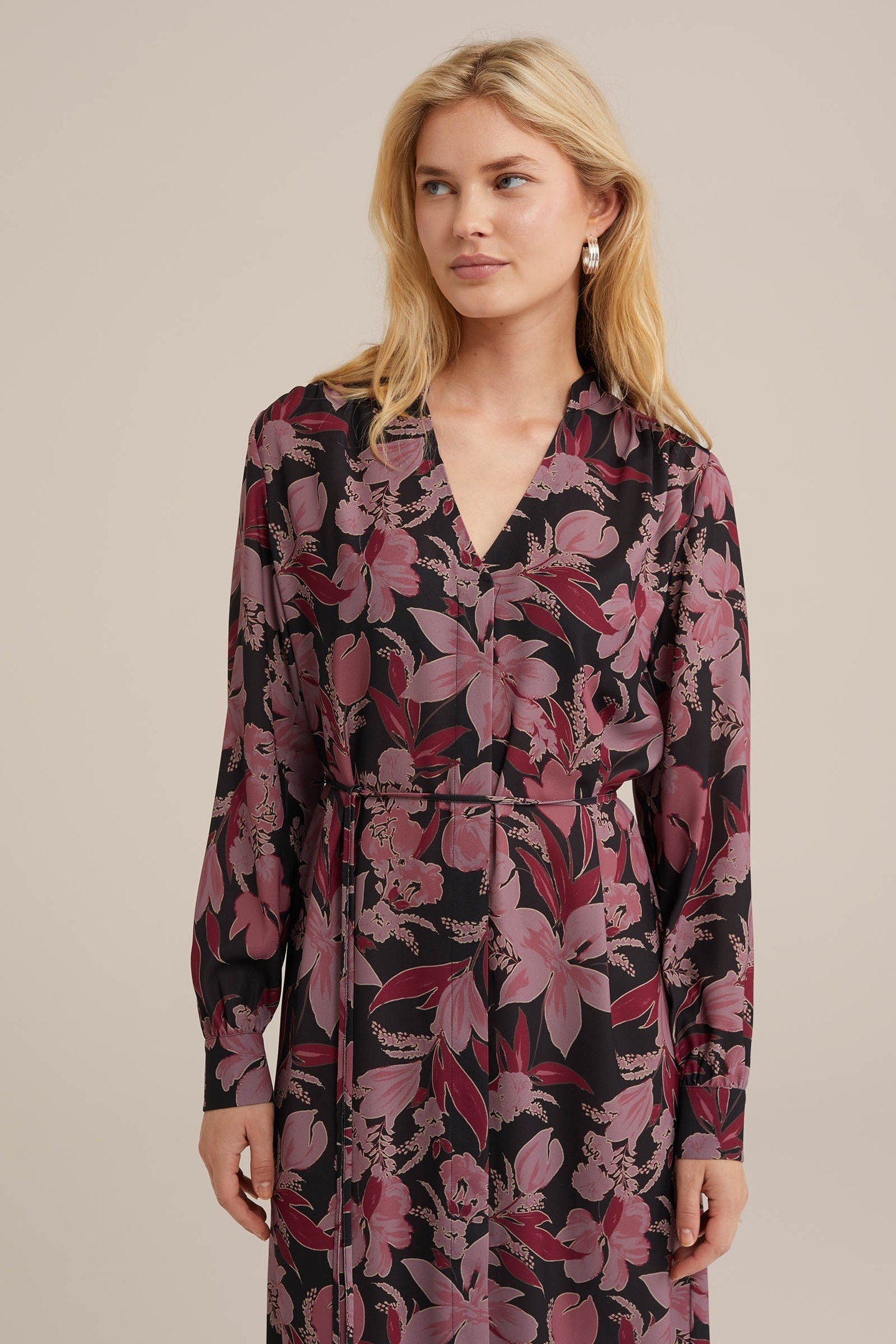 DRESS MID LENGTH MULTI-COLOURED 1