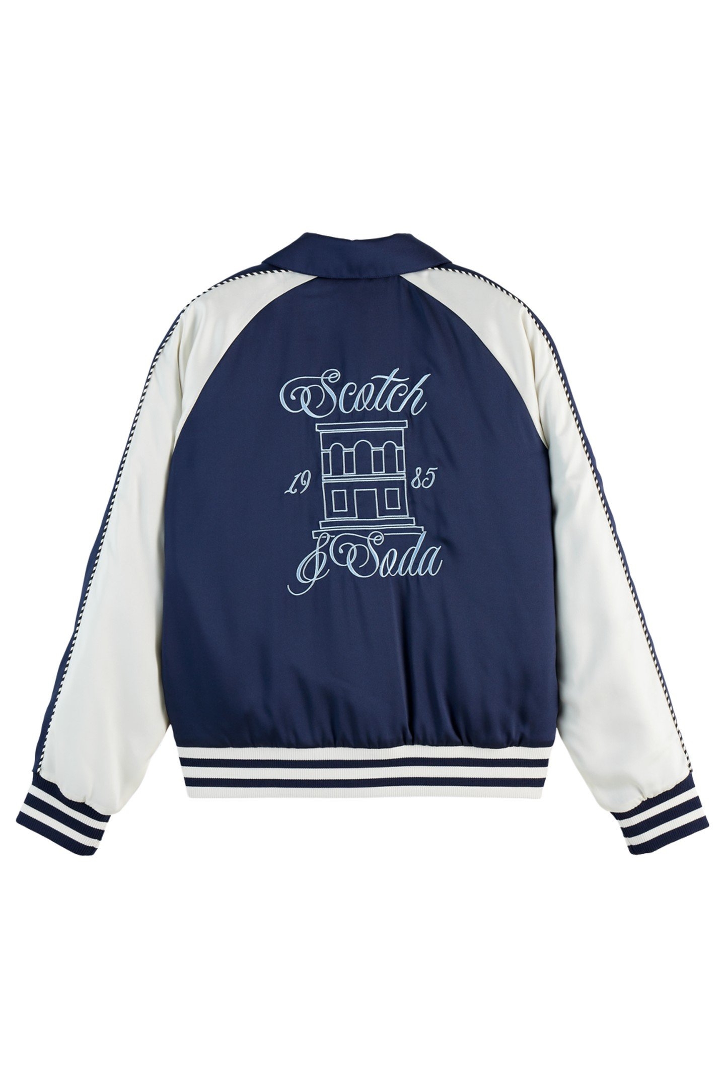 REVERSIBLE SOUVENIR JACKET NAVY/ SOFT ICE 4
