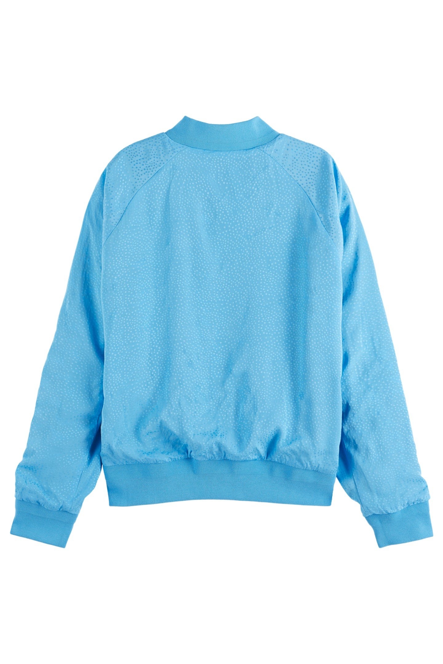 REVERSIBLE PRINTED BOMBER HOUSE OF MIRRORS BLUE/ BLACK 5